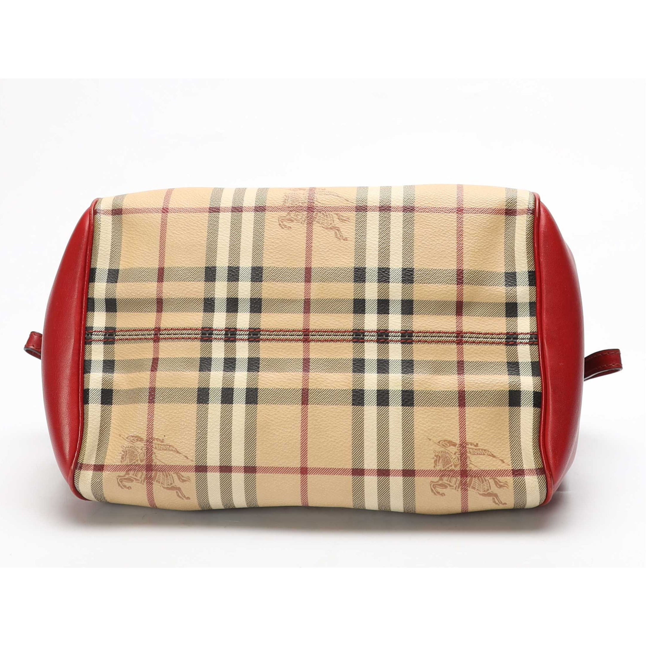 Burberry Haymarket Check Blaze Satchel Crossbody Bag