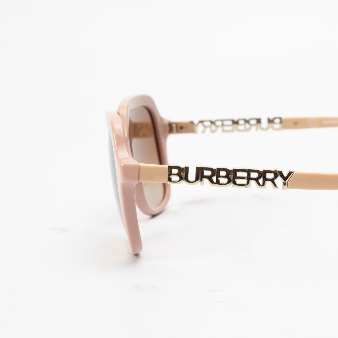 Burberry Logo Pink Women's Sunglasses