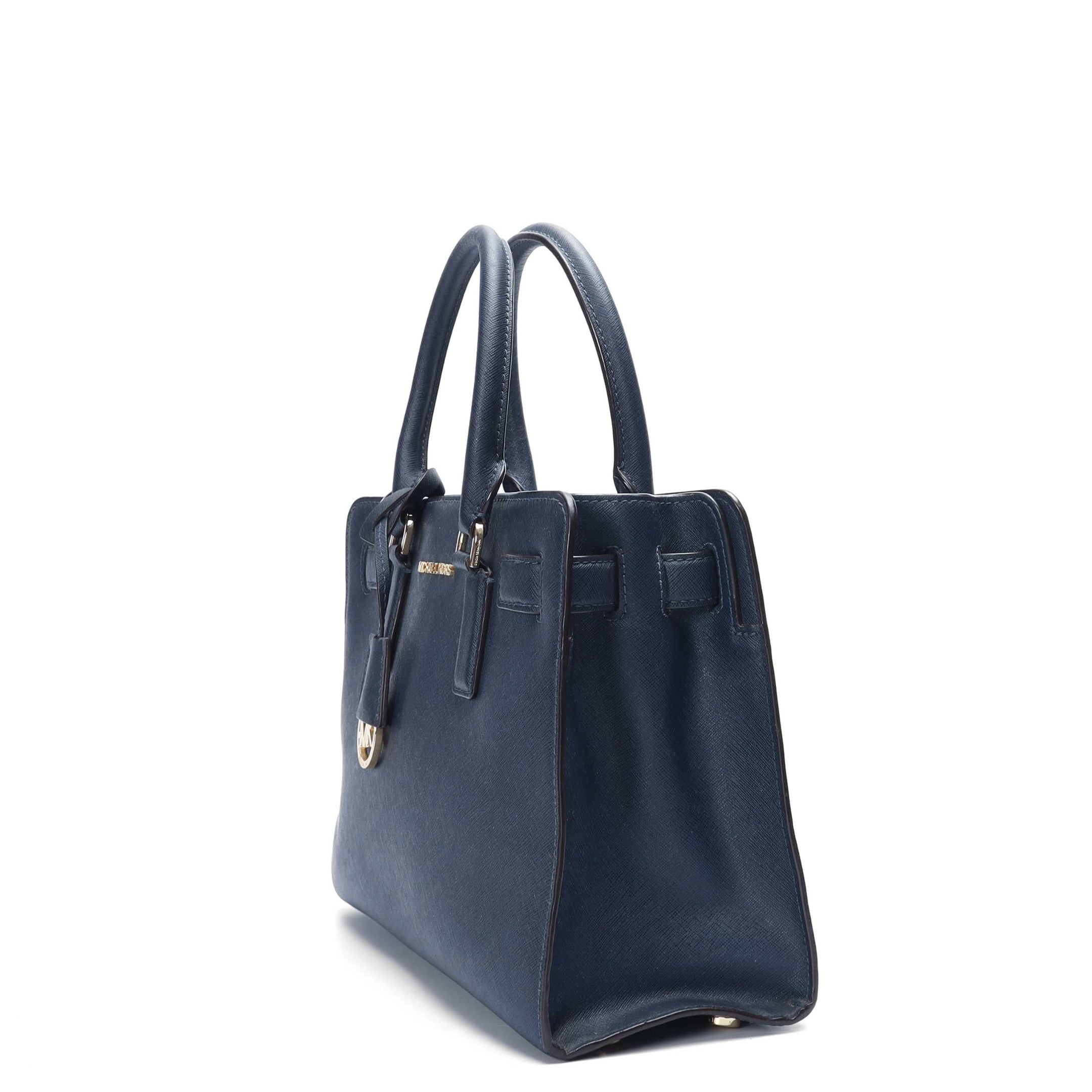 Michael Kors Navy Blue East West Dillon Satchel