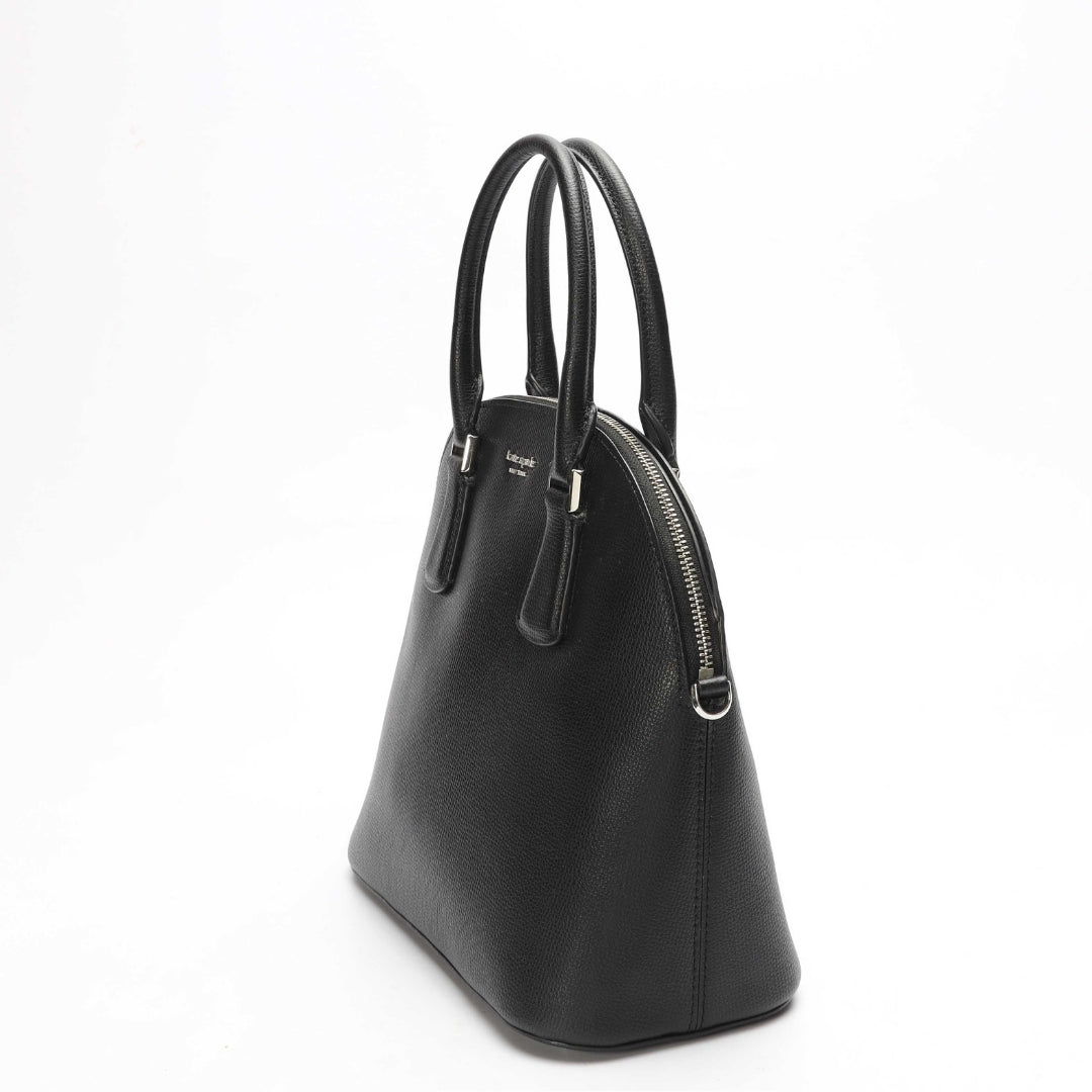 Kate Spade Sylvia Black Large Dome Satchel