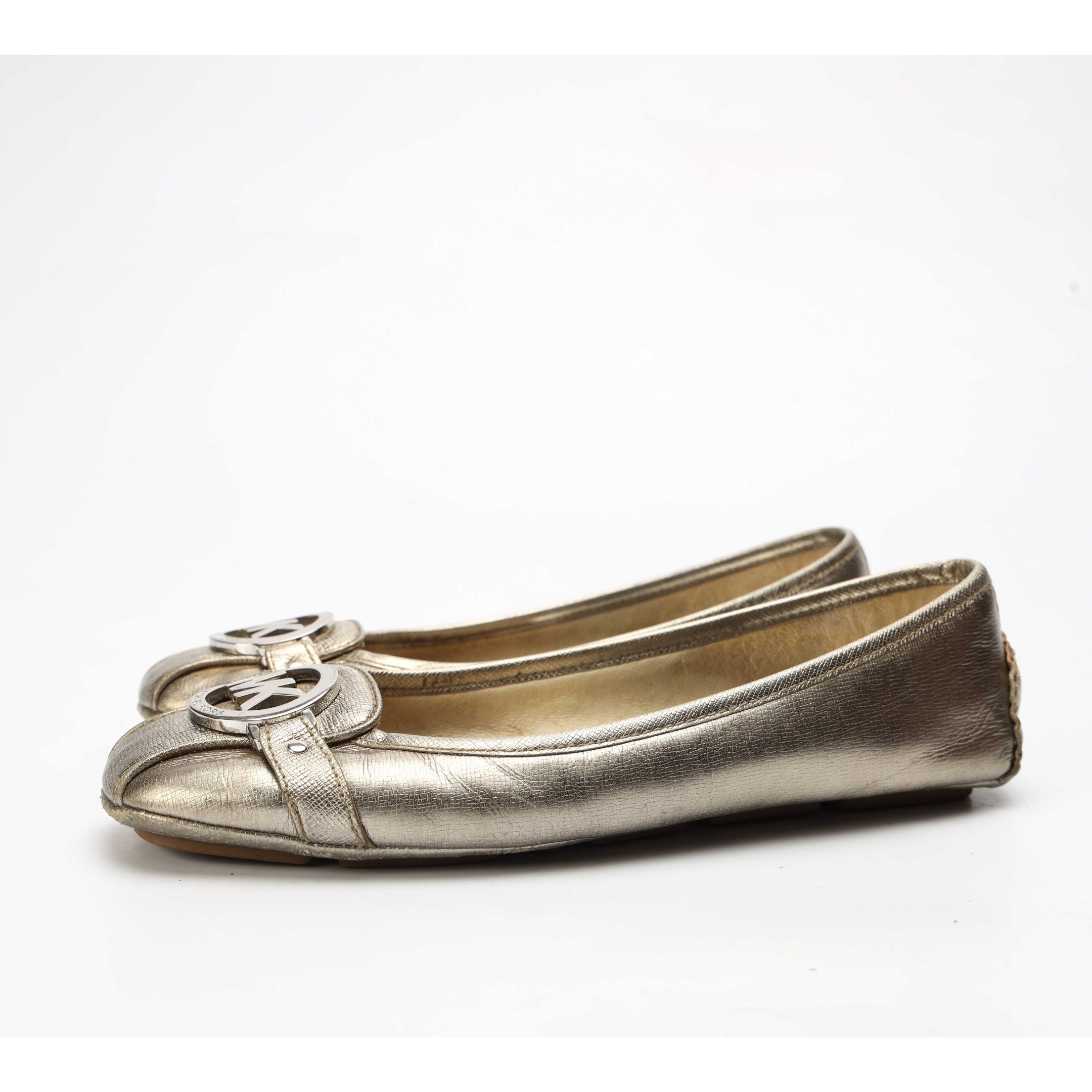 Michael Kors Fulton Metallic Leather Moccasin