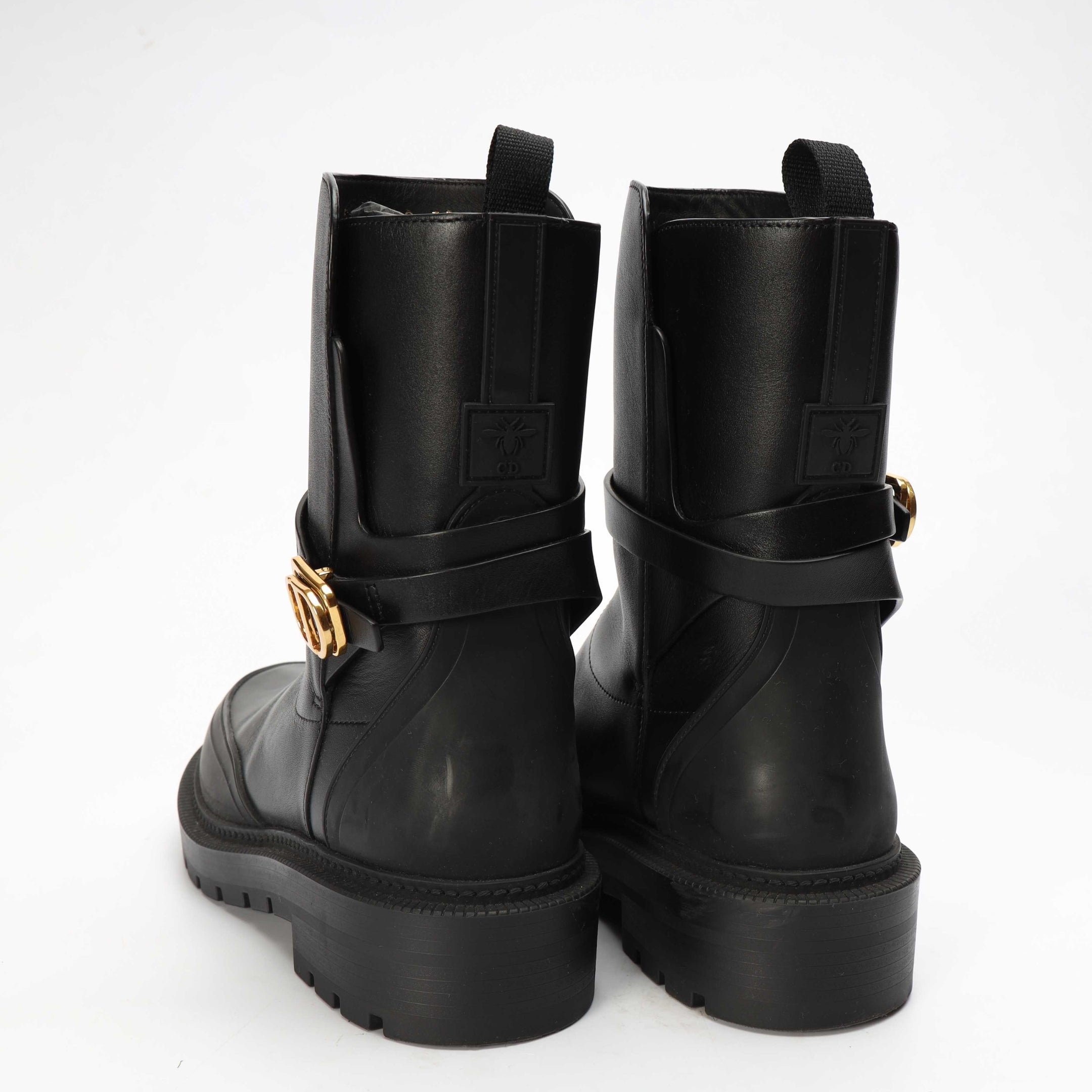Dior Empreinte Black Ankle Boots