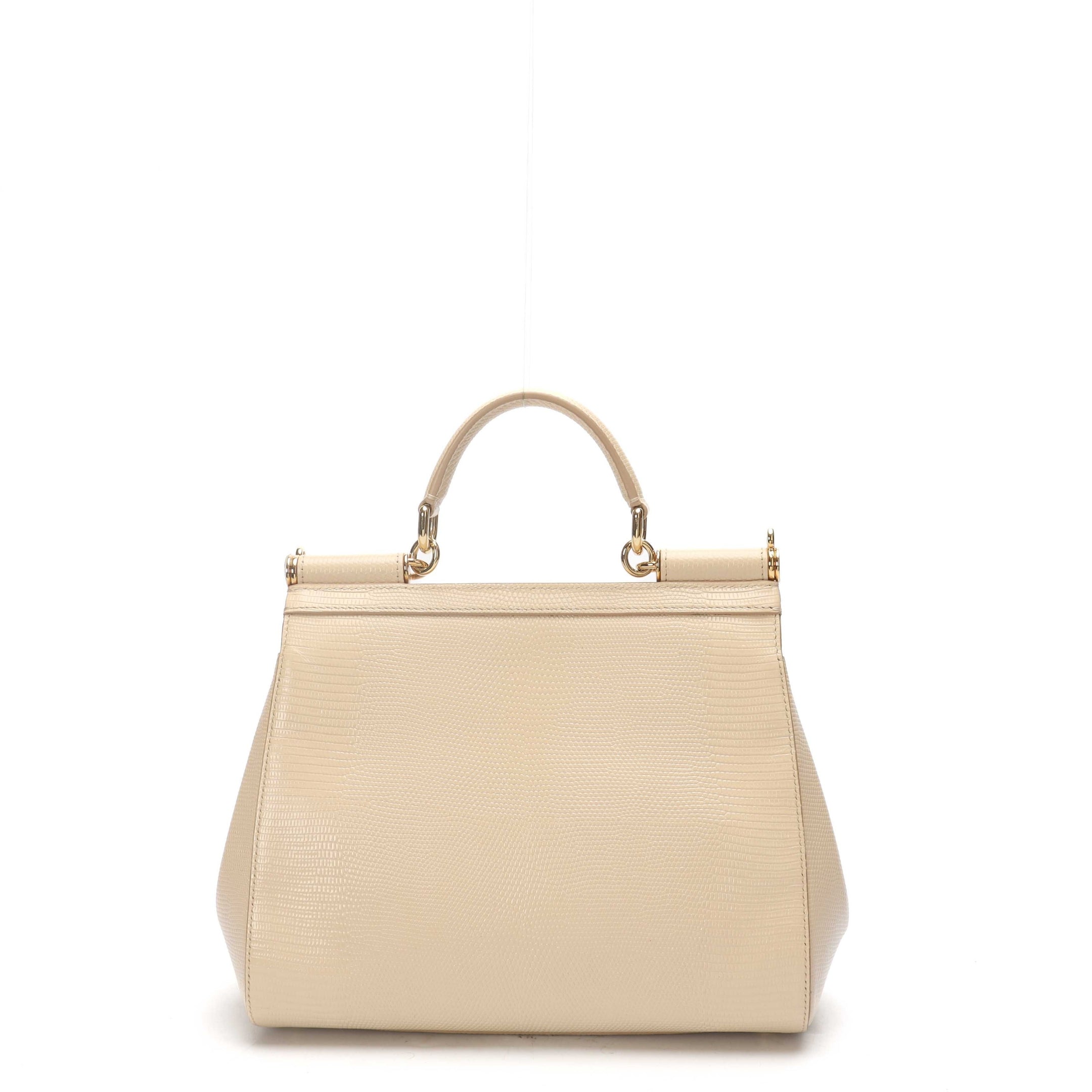 Dolce & Gabbana Crystal Logo Sicily Top Handle Bag