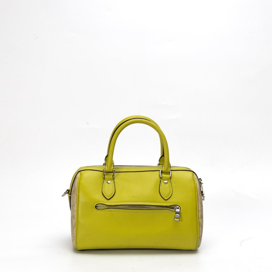 Coach Rowan Satchel Bag In Signature Canvas