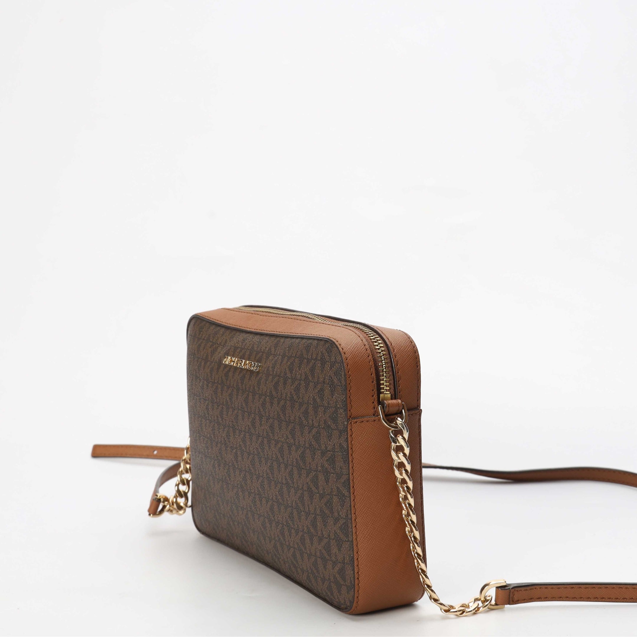 Michael Kors Jet Set Printed Logo Crossbody Bag