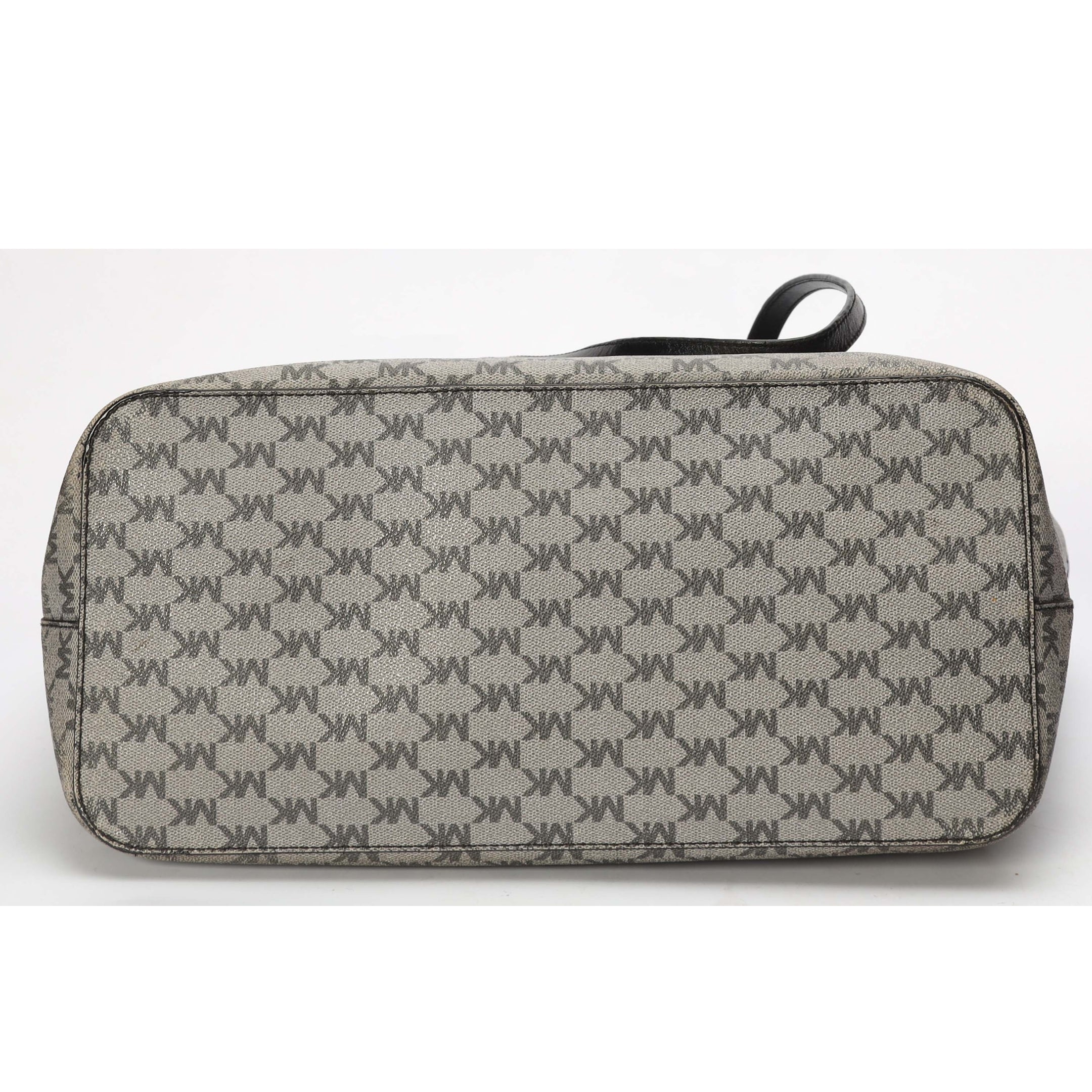 Michael Kors Emry Large Black & Grey Logo Tote