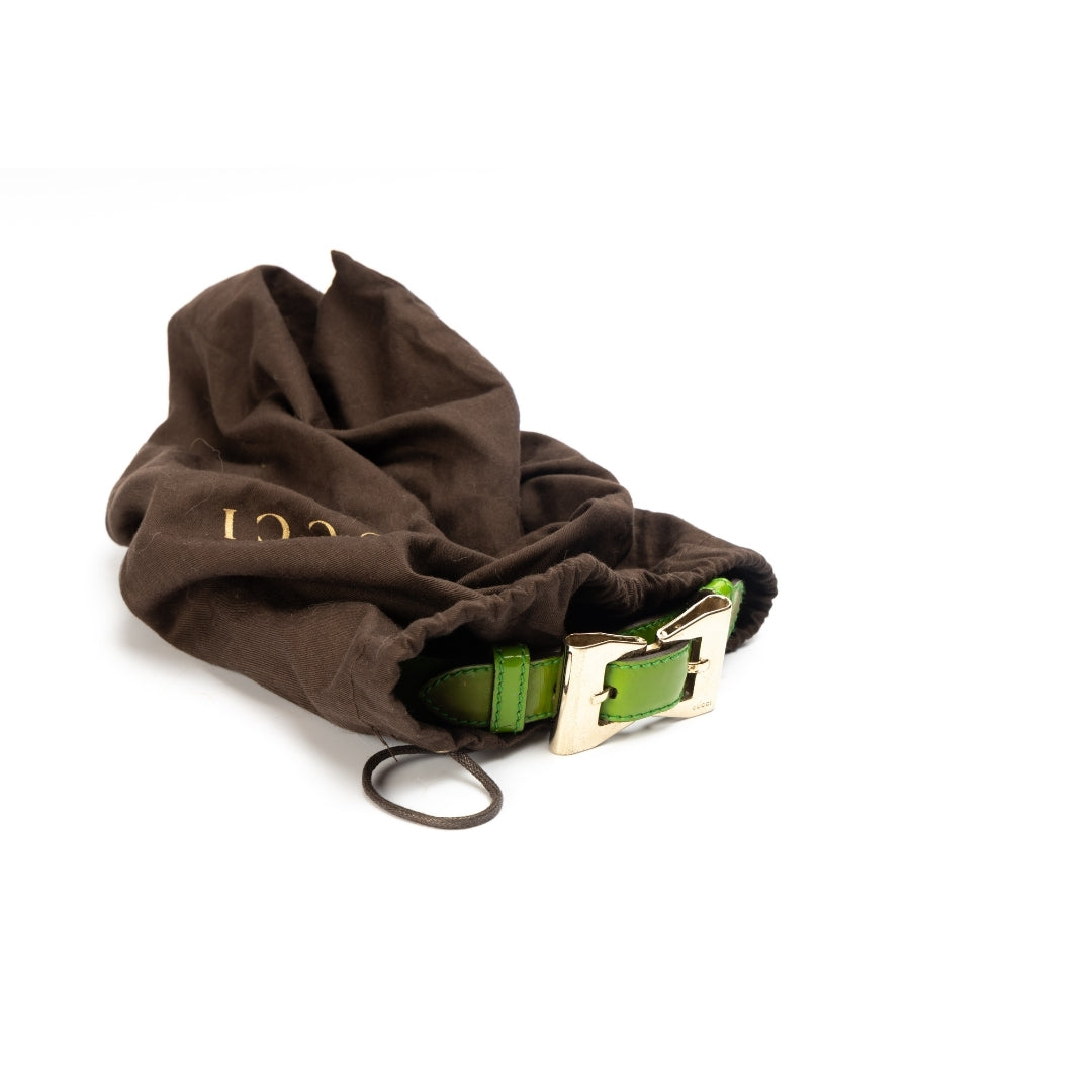Gucci Leather Queen Waist Belt