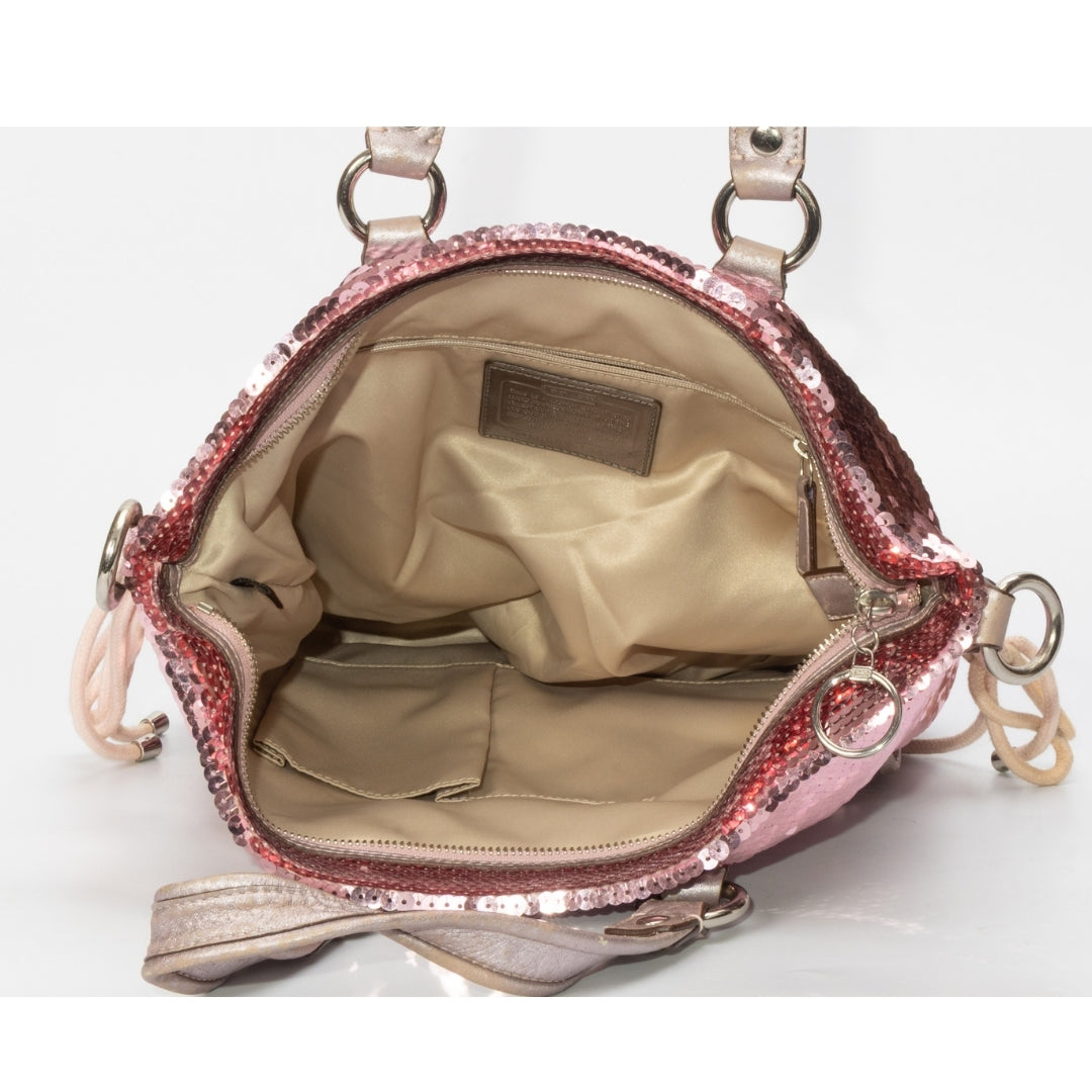 Coach Sequin Spotlight Pocket Shoulder Bag