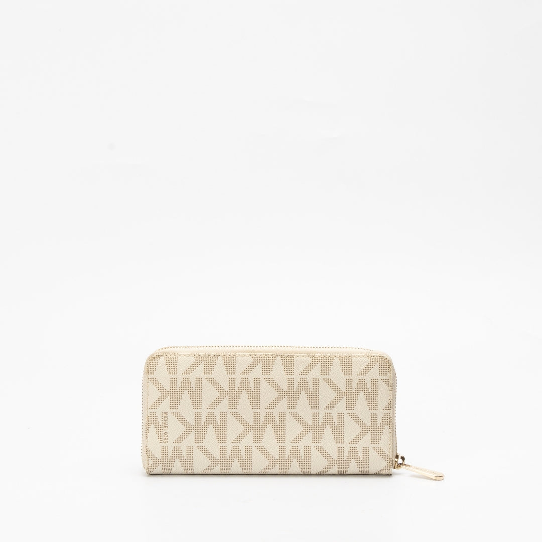 Michael Kors Vanilla Jet Set Large Wristlet Wallet