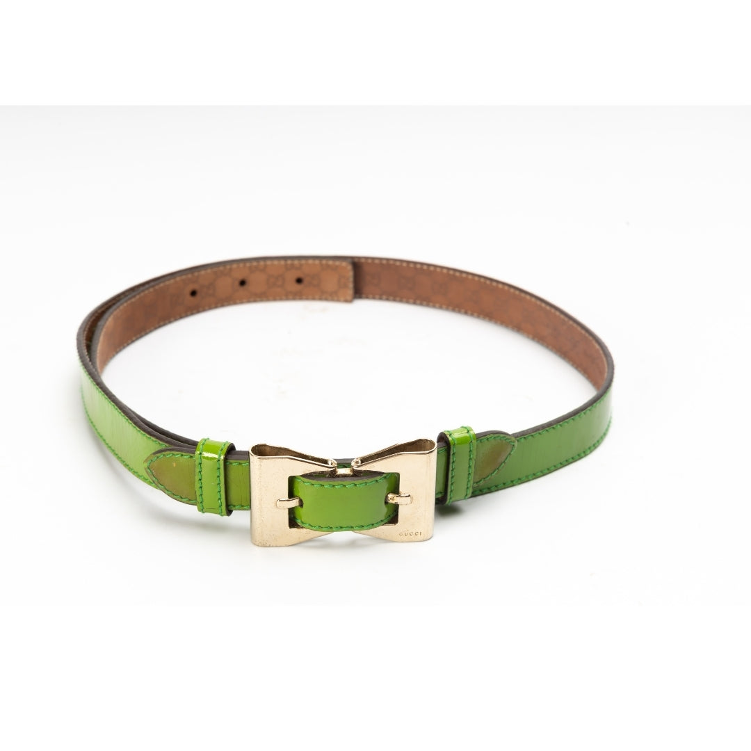 Gucci Leather Queen Waist Belt