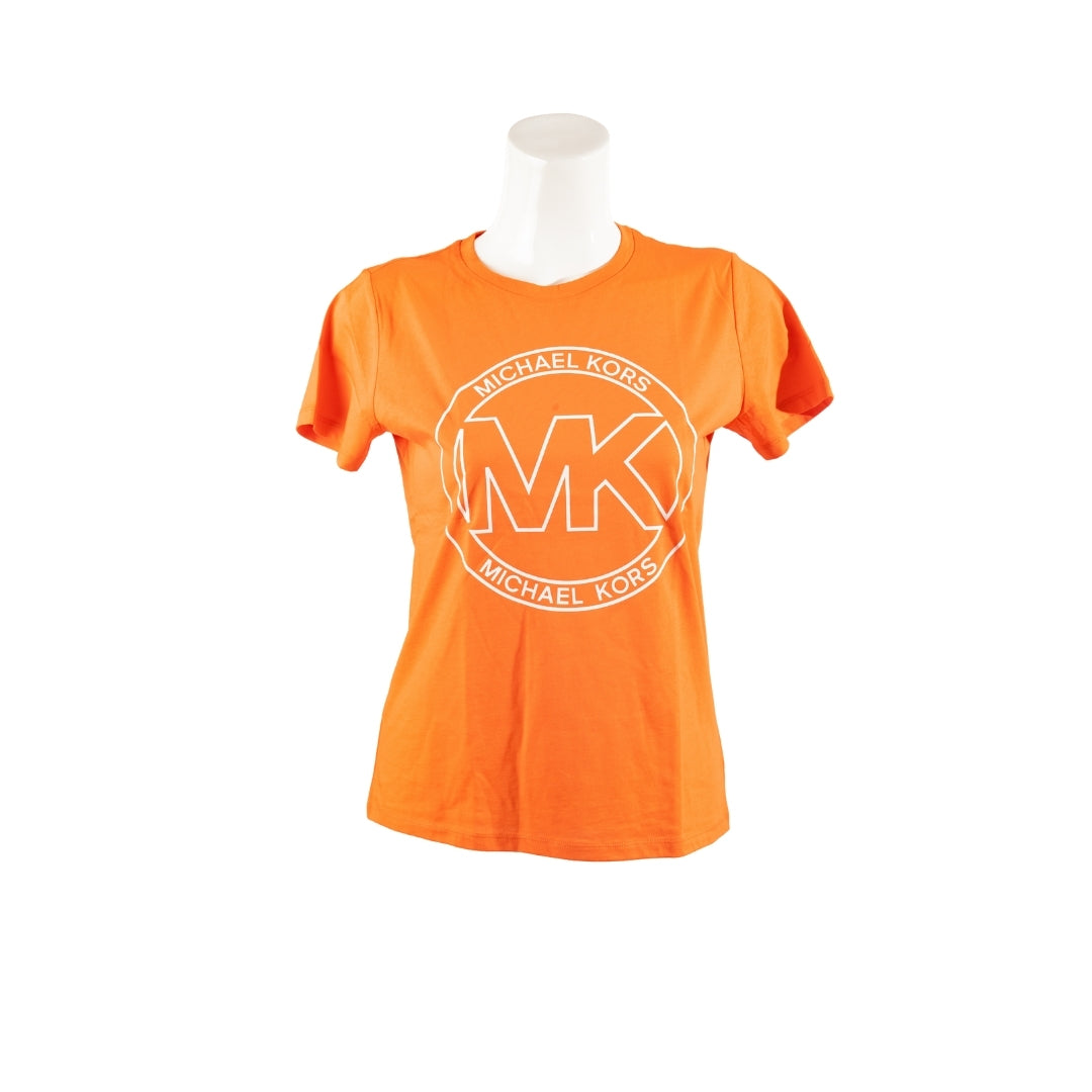 Michael Kors Embellished Logo Cotton T-Shirt