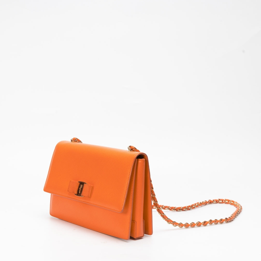 Salvatore Ferragamo Leather Crossbody Bag