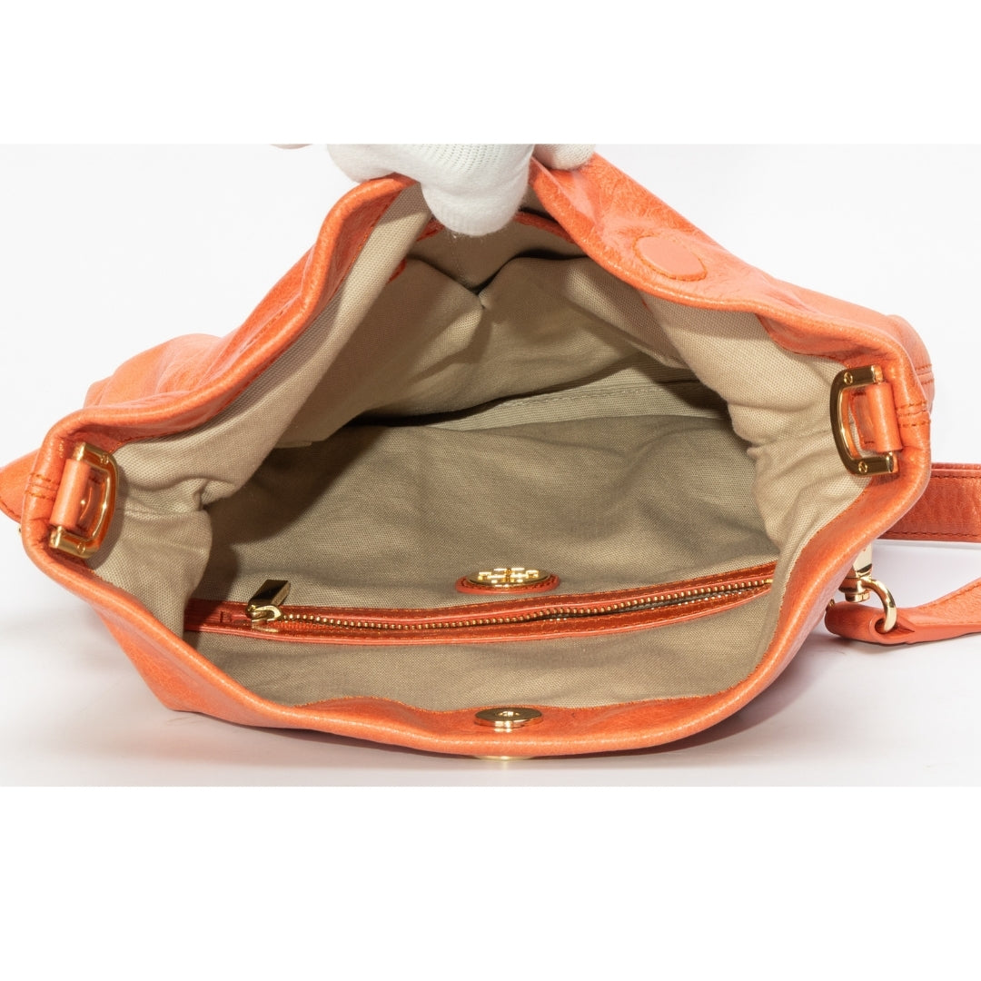 Tory Burch Leather Messenger Bag