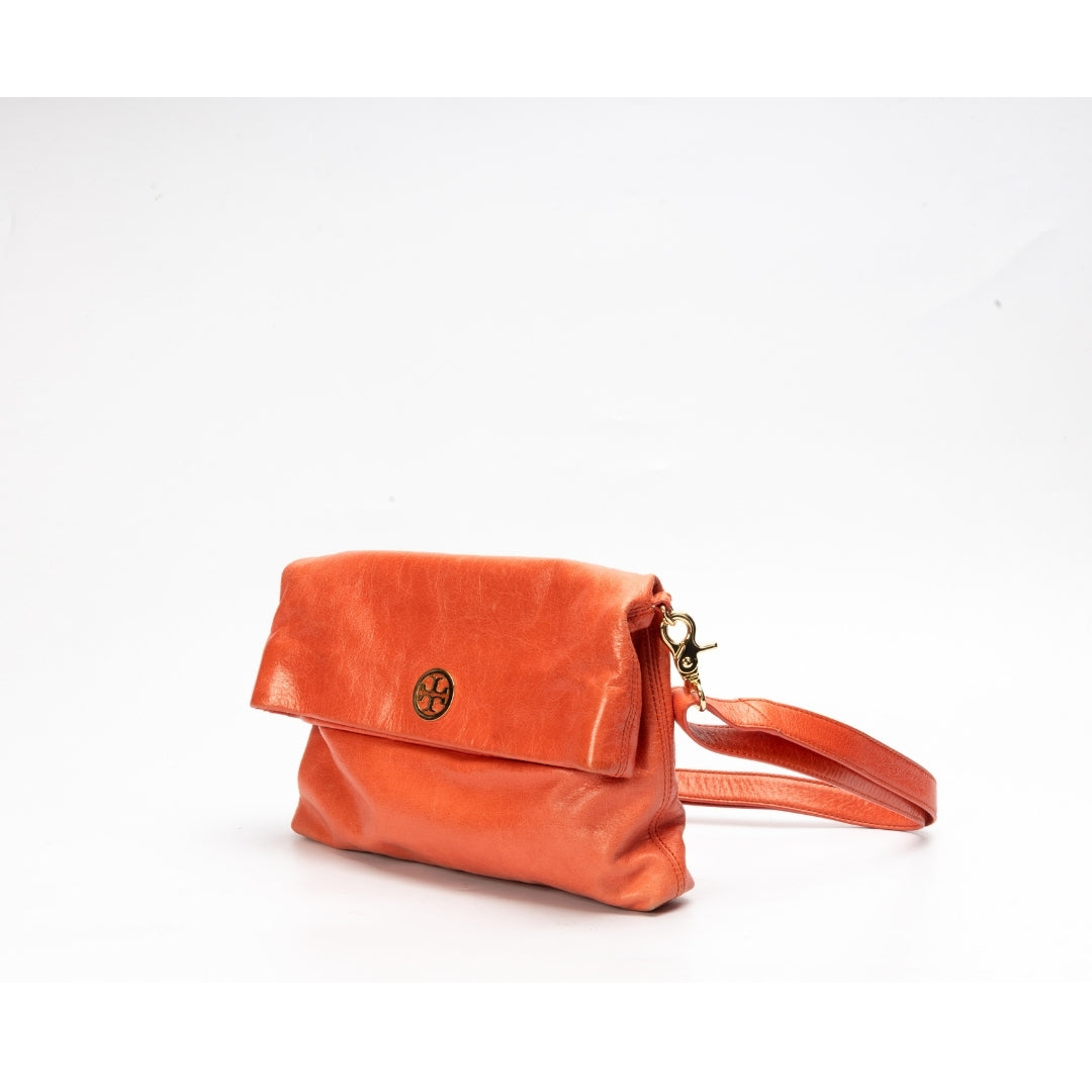 Tory Burch Leather Messenger Bag