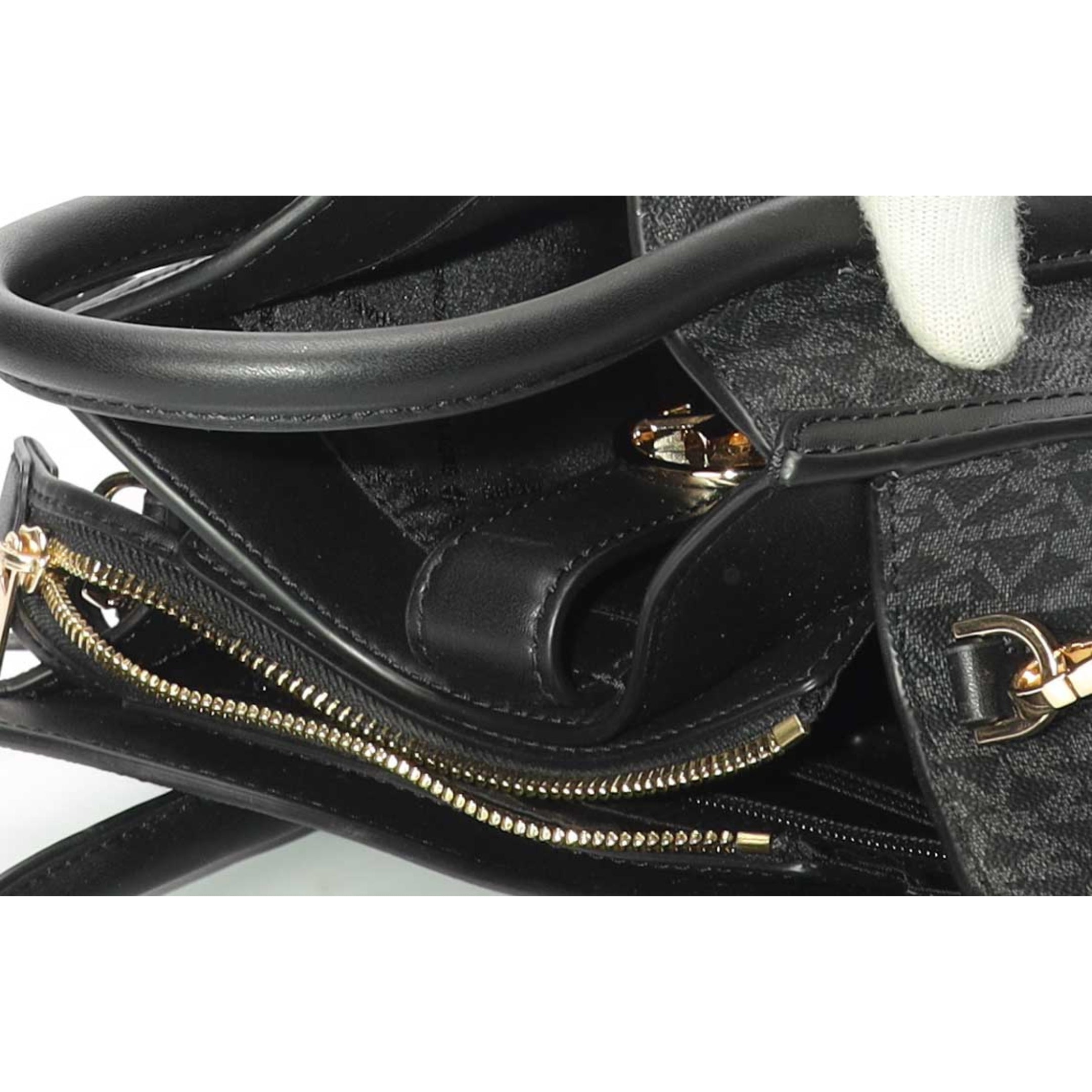 Michael Kors Gabby Small Logo Satchel Crossbody Bag