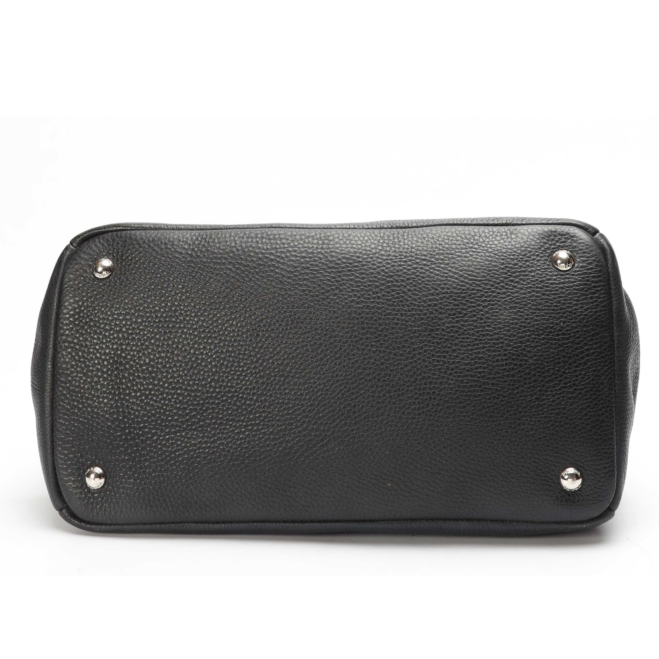 Prada Vitello Diano Black Tote