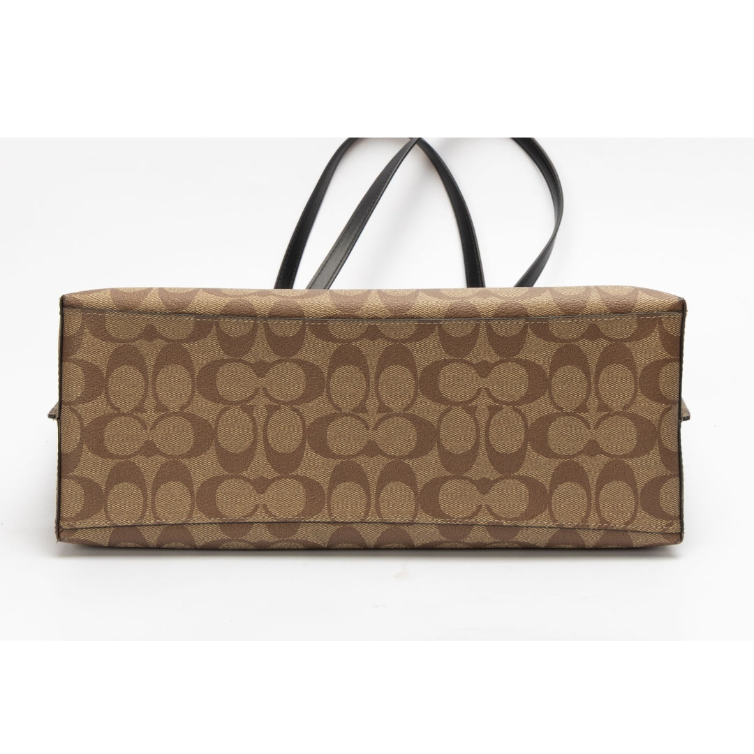 Coach Mollie Tote Bag In Signature Canvas