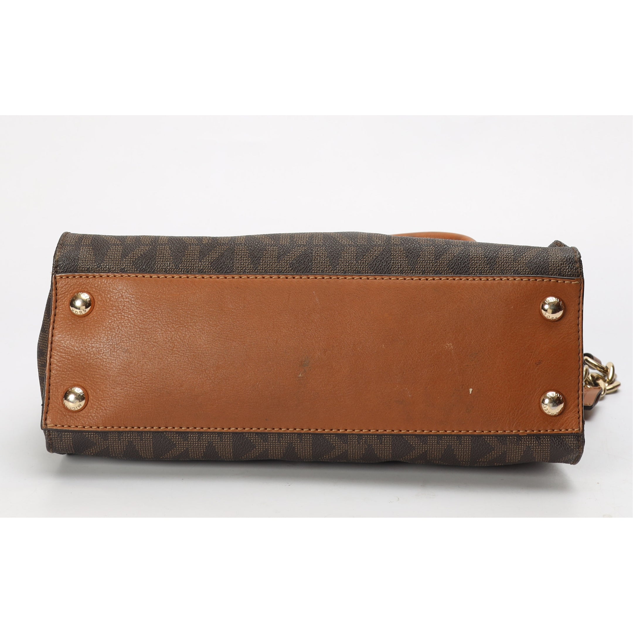 Michael Kors Hamilton Brown Logo Tote