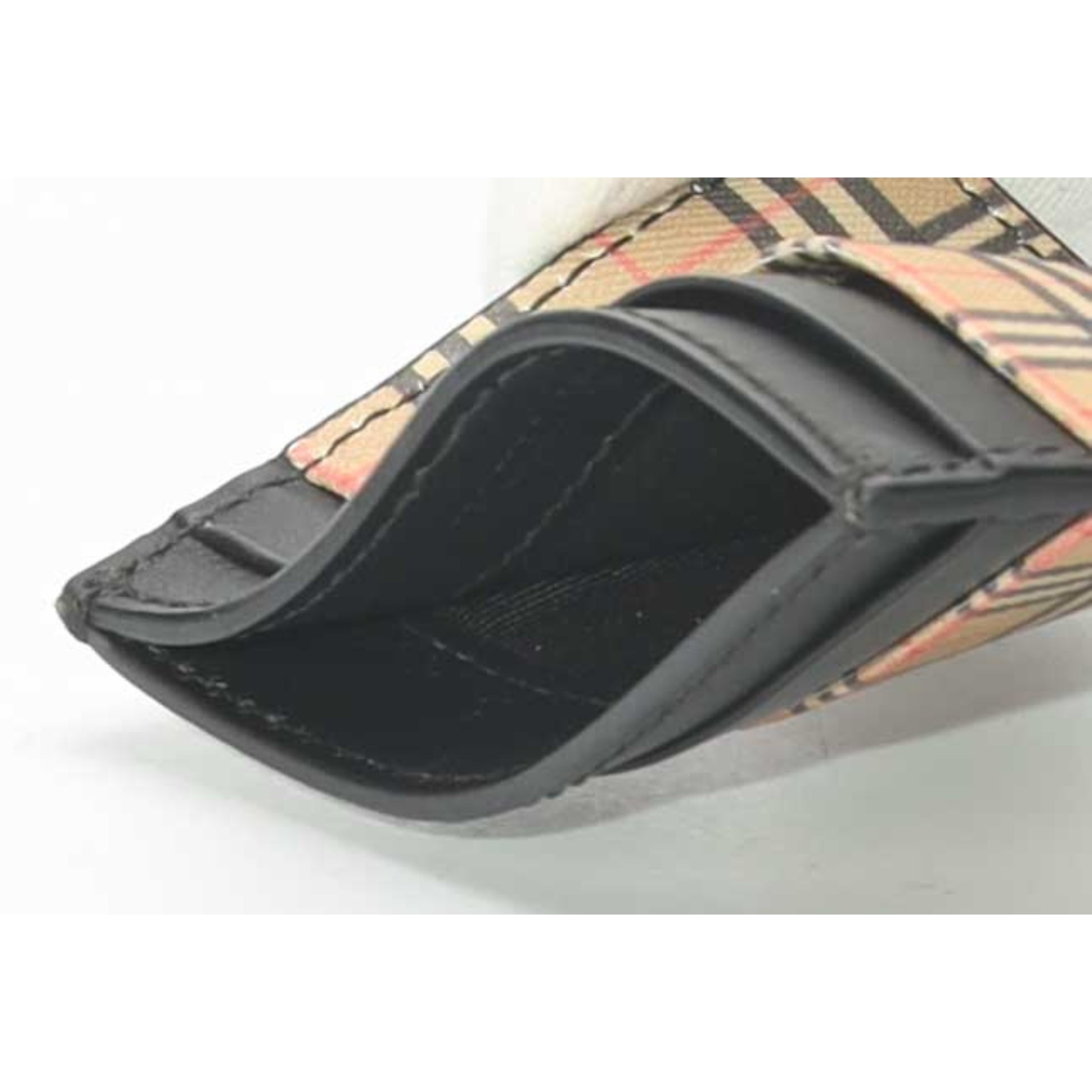 Burberry Checked Card Holder