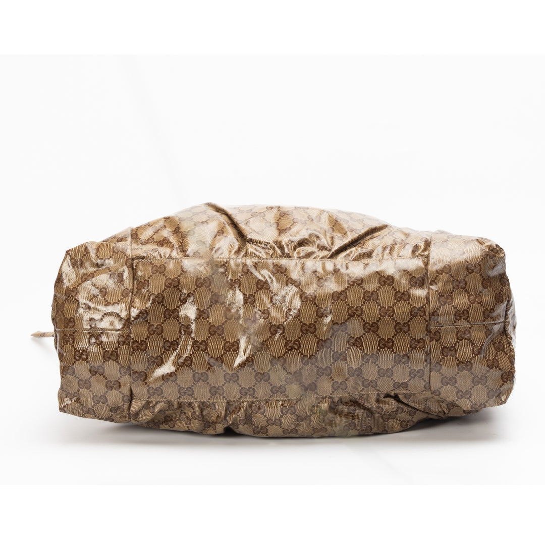 Gucci GG Crystal Coated Canvas Large Hysteria Tote