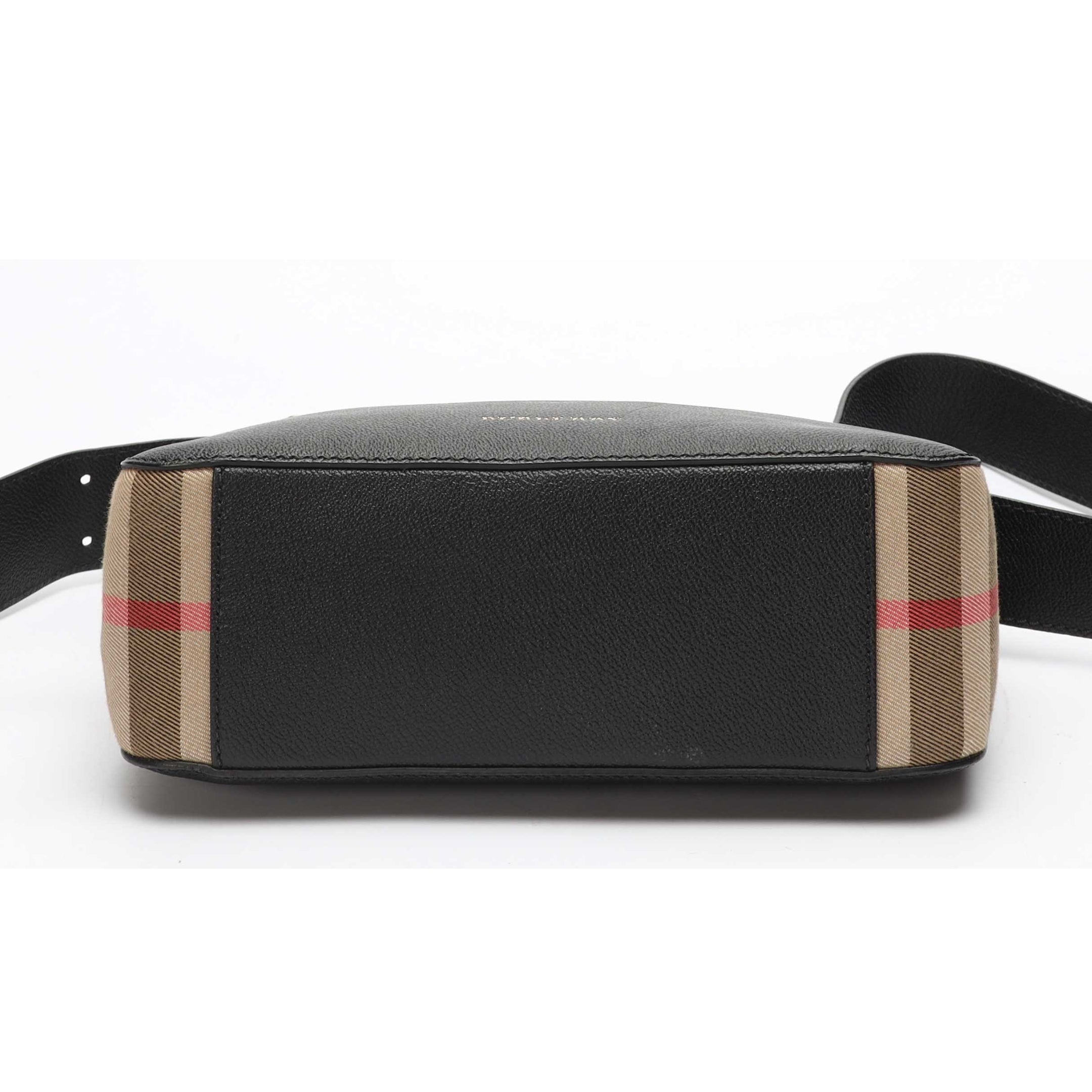 Burberry Black House Check Helmsley Crossbody Bag