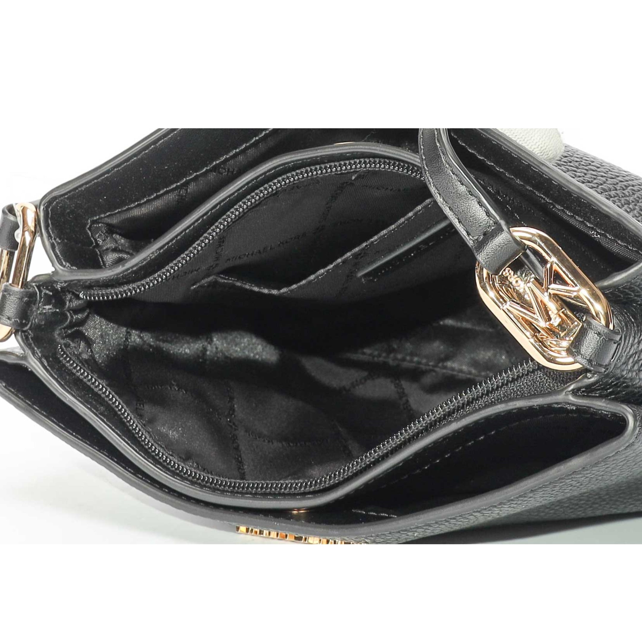 Michael Kors Black Trisha Cross Body Bag