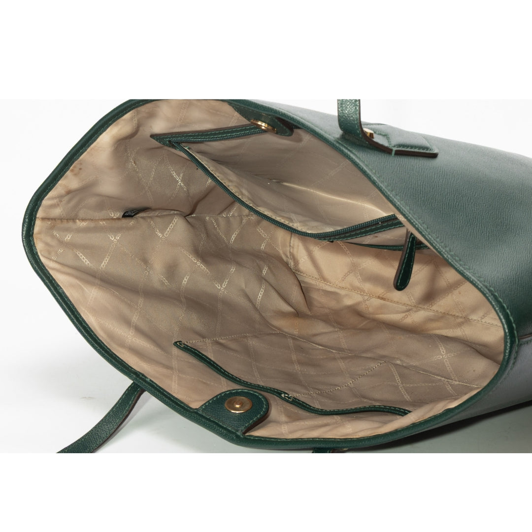 Michael Kors Green Eva Tote