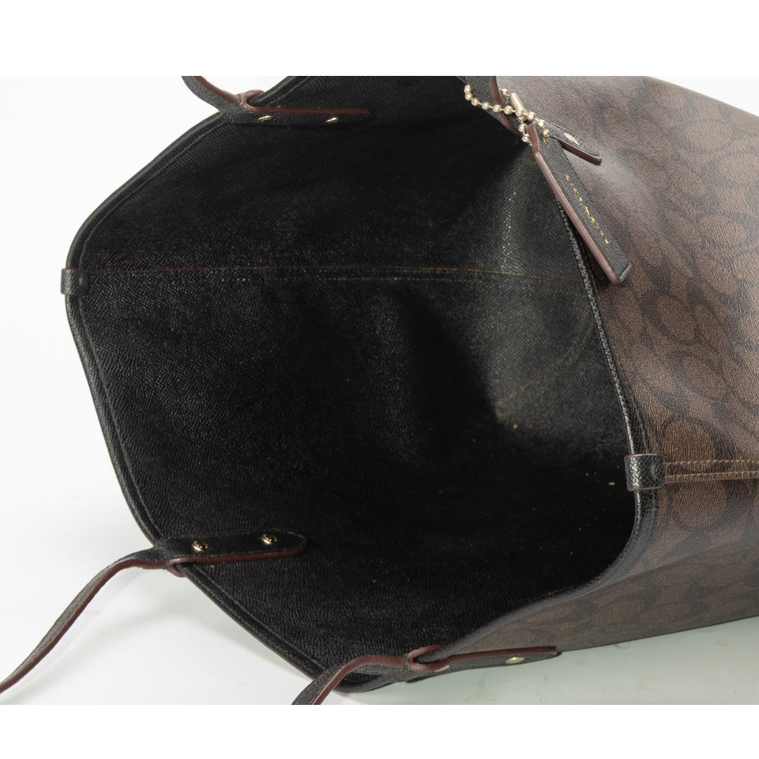 Coach Signature Canvas Medium City Tote