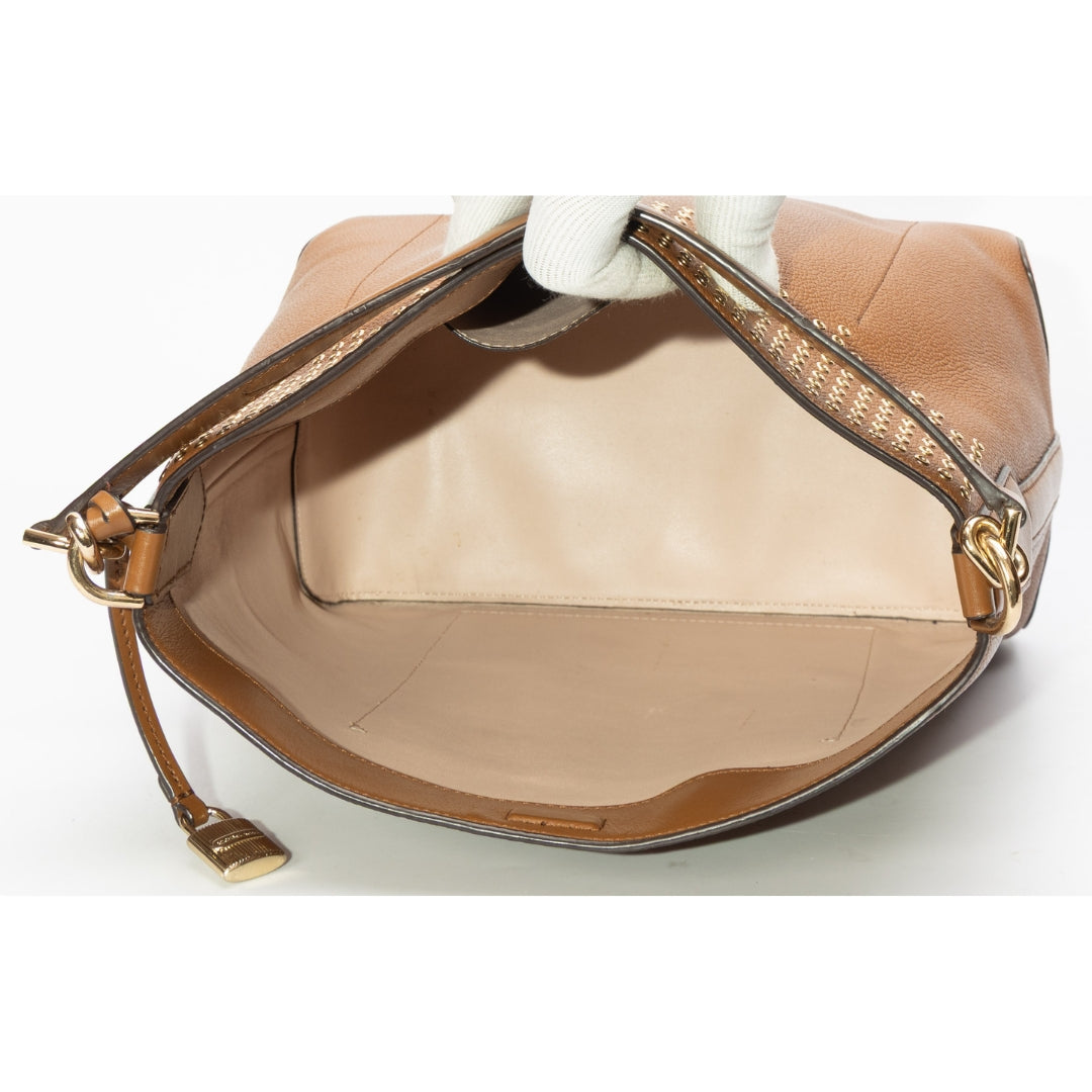 Michael Kors Hayes Studded Convertible Bucket Bag