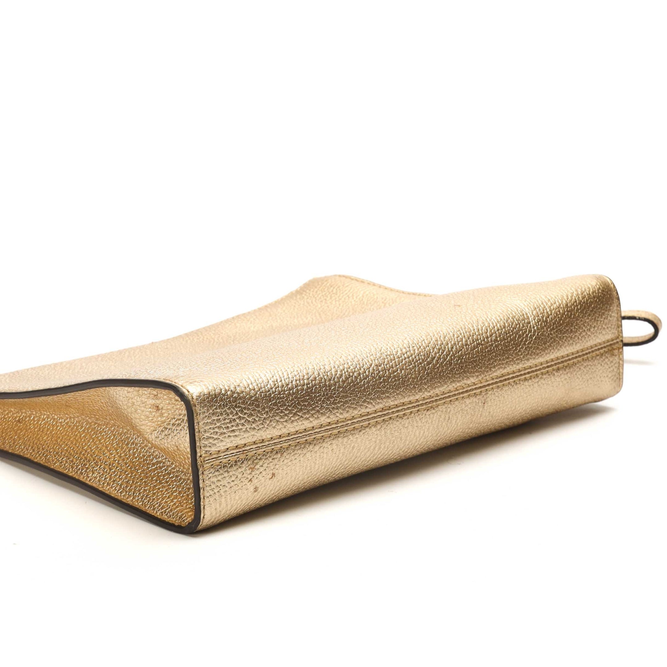 Michael Kors Gold Metallic Clutch