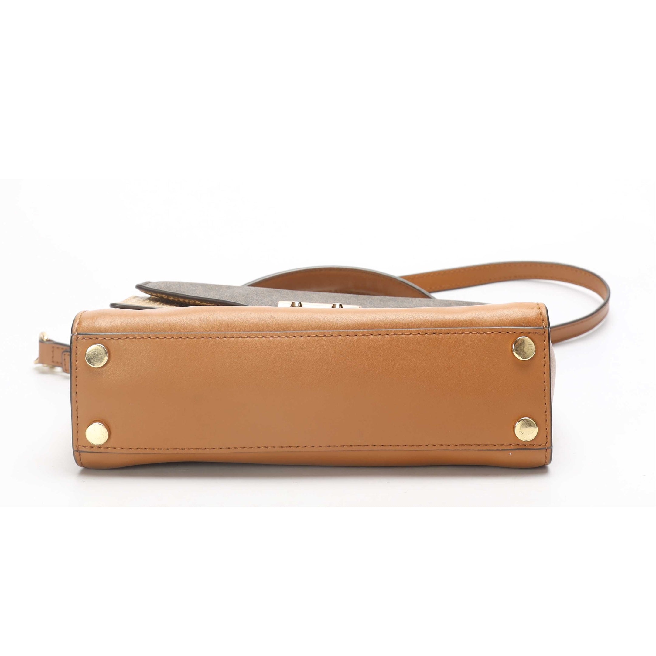 Michael Kors Tricolor Logo Kinsley Satchel