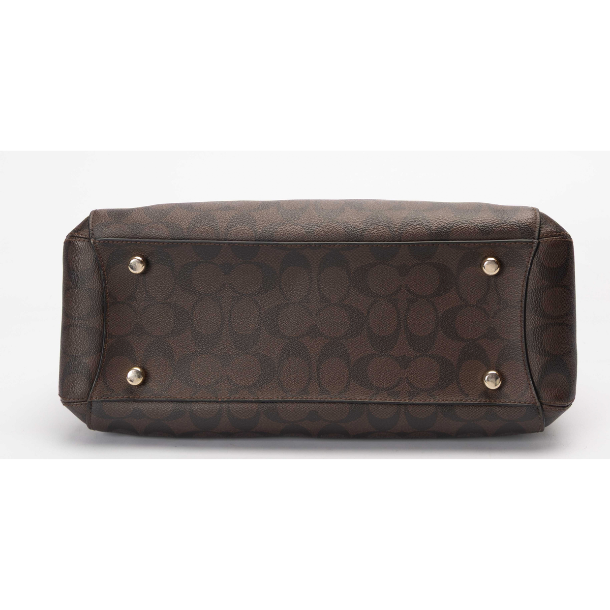 Coach Lillie Carryall Signature Logo Satchel