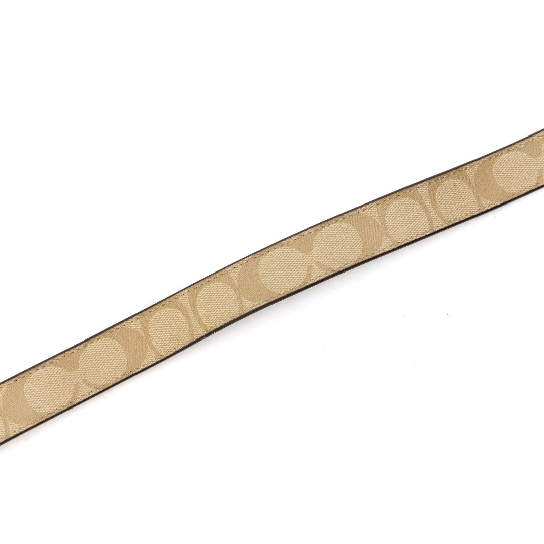 Coach Signature CC Buckle Belt