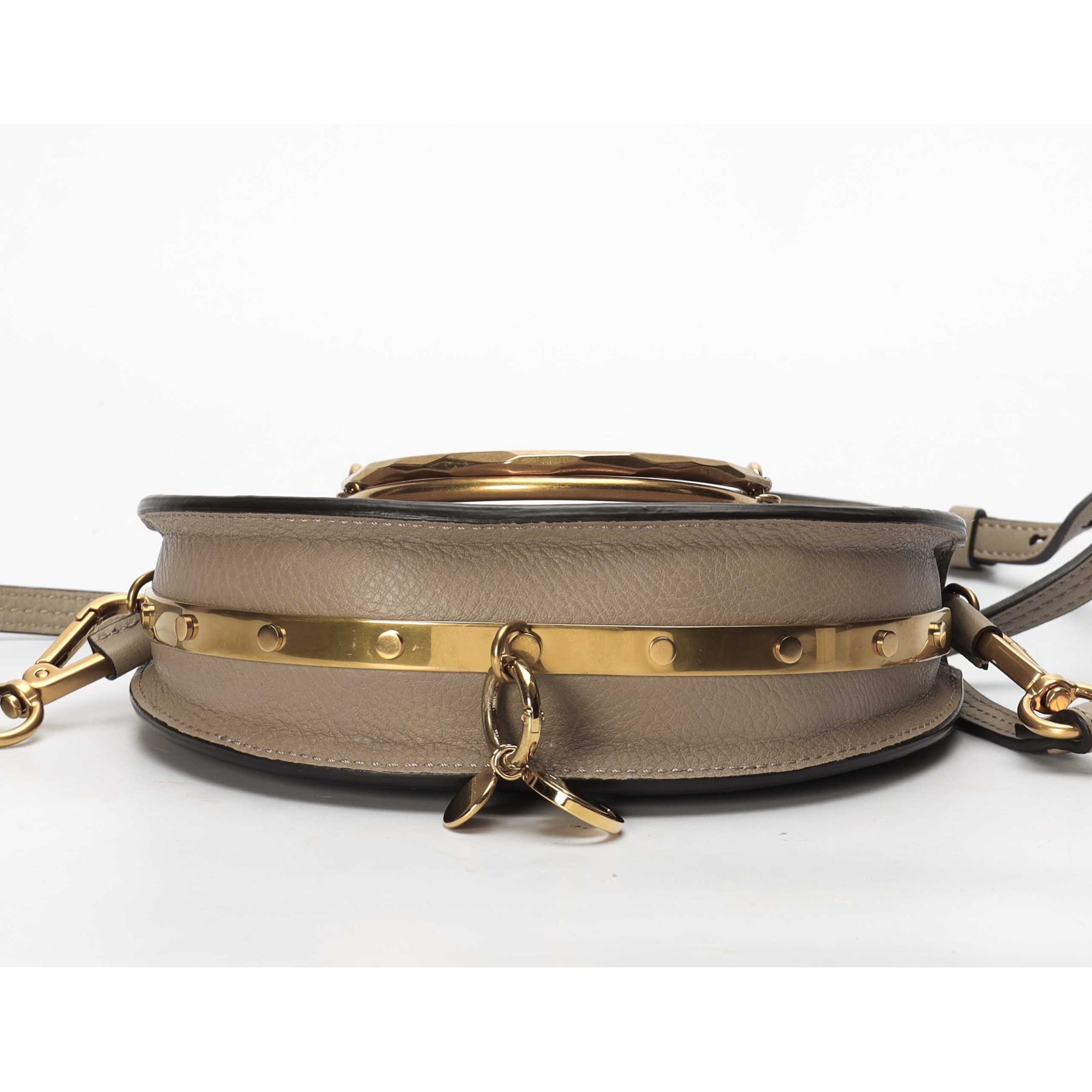 Chloe Taupe Nile Bracelet Crossbody Bag
