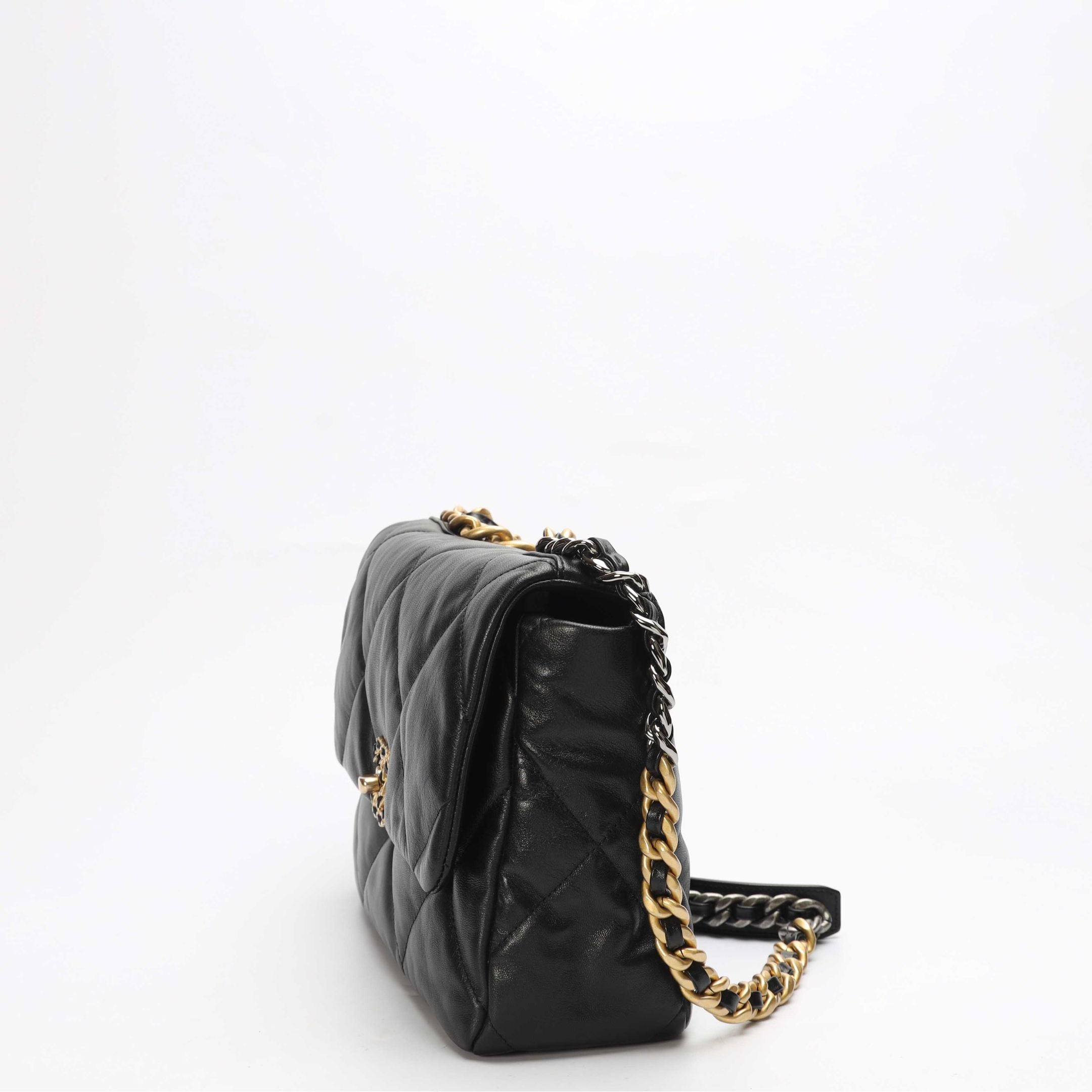 Chanel Lambskin Quilted Flap Black