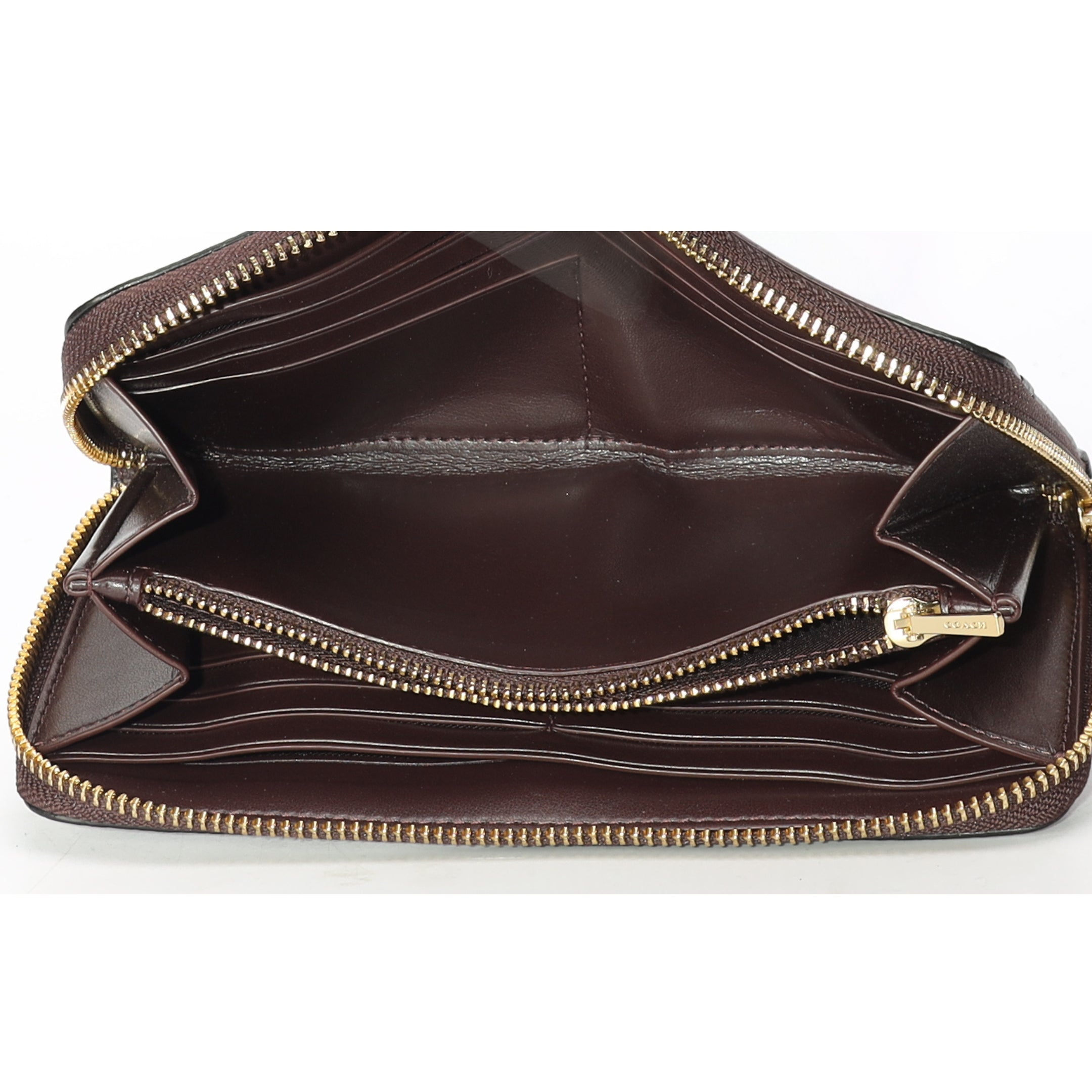 Coach Brown Zippy Continental Wallet