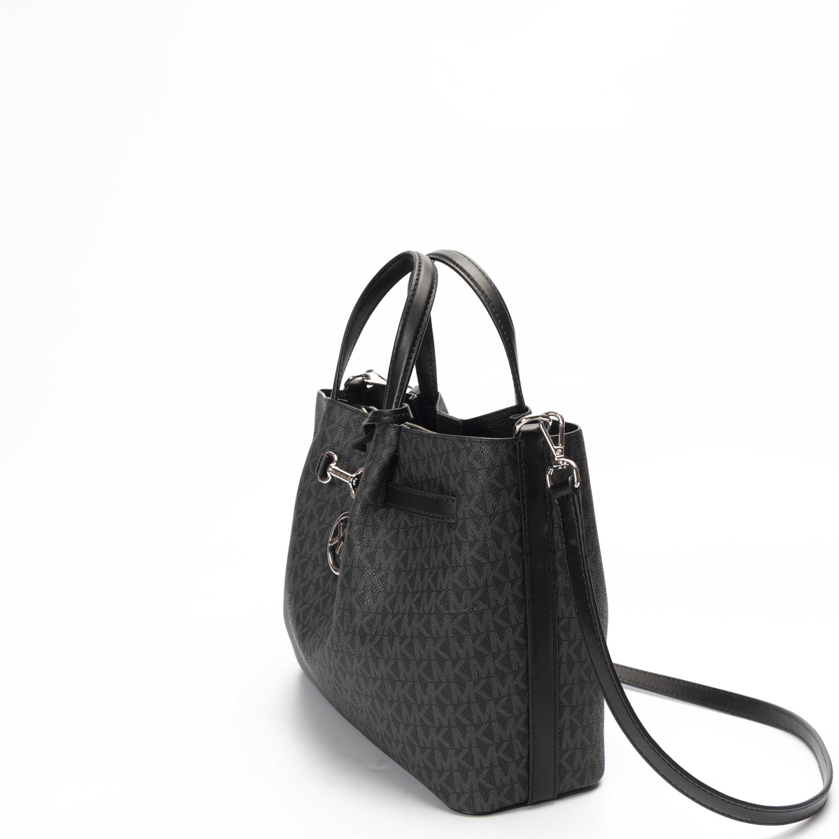 Michael Kors Black Carson Convertible Satchel