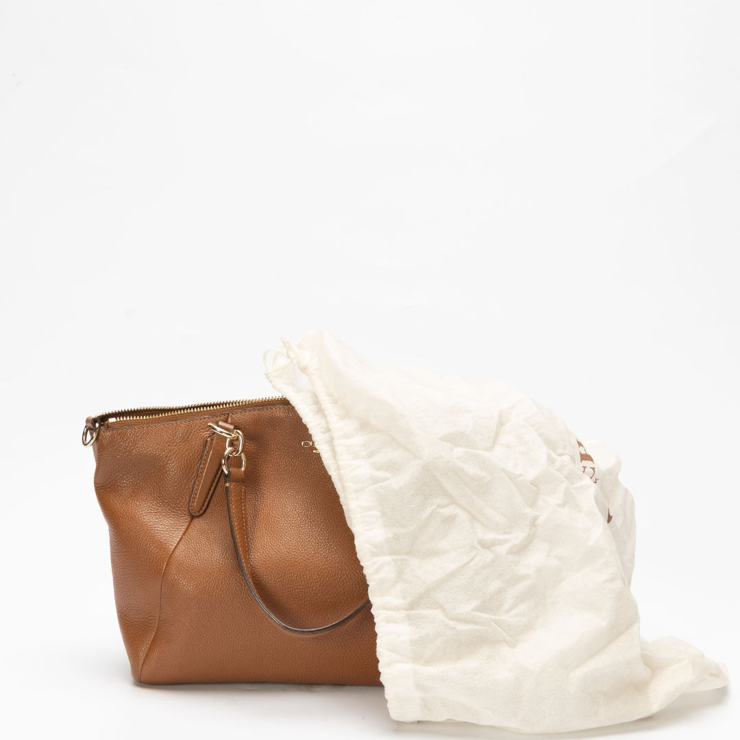 Coach Tan Kelsey Convertible Satchel