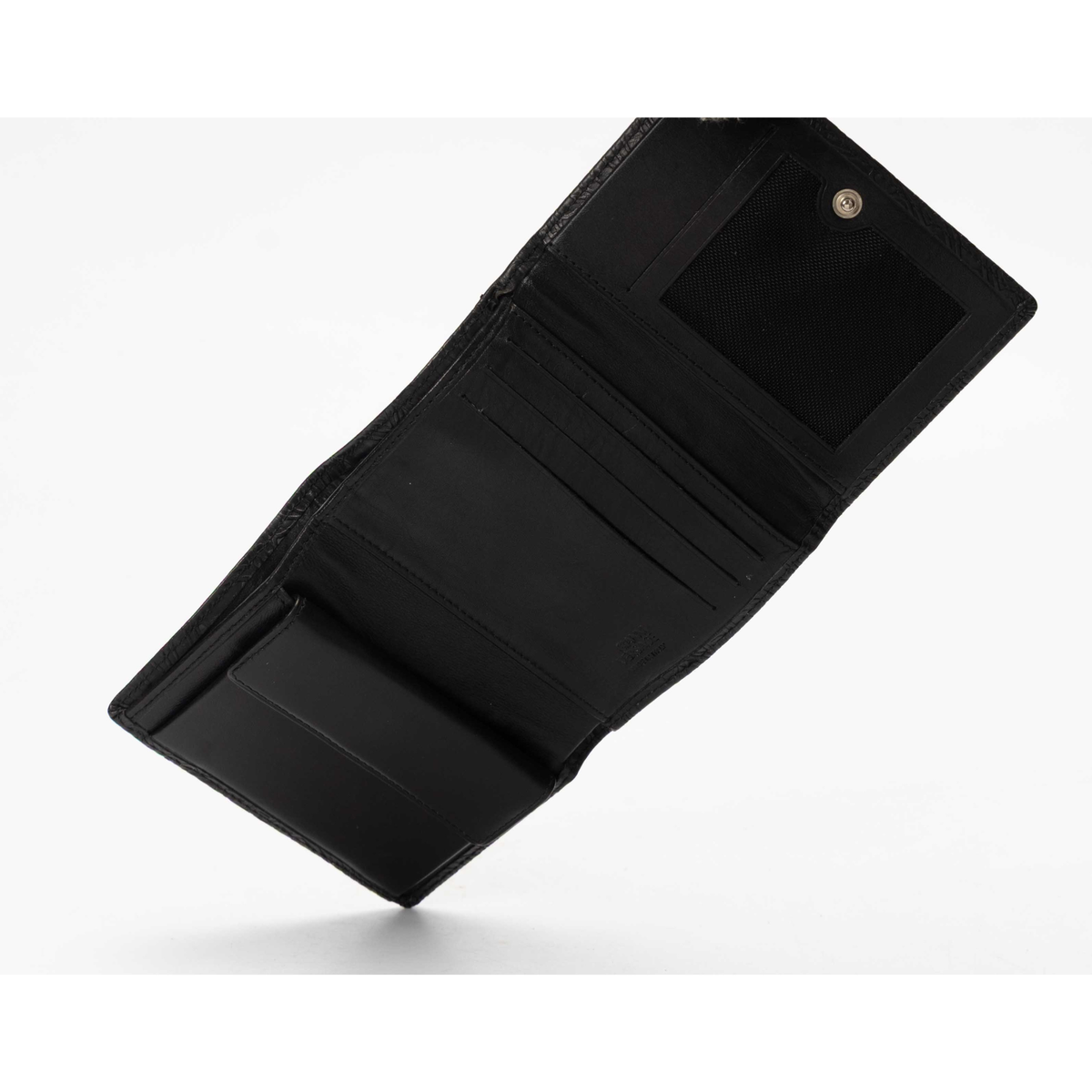 Versace Medusa Black Trifold Wallet