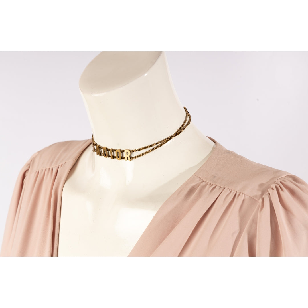 Christian Dior Gold J'Adior Choker
