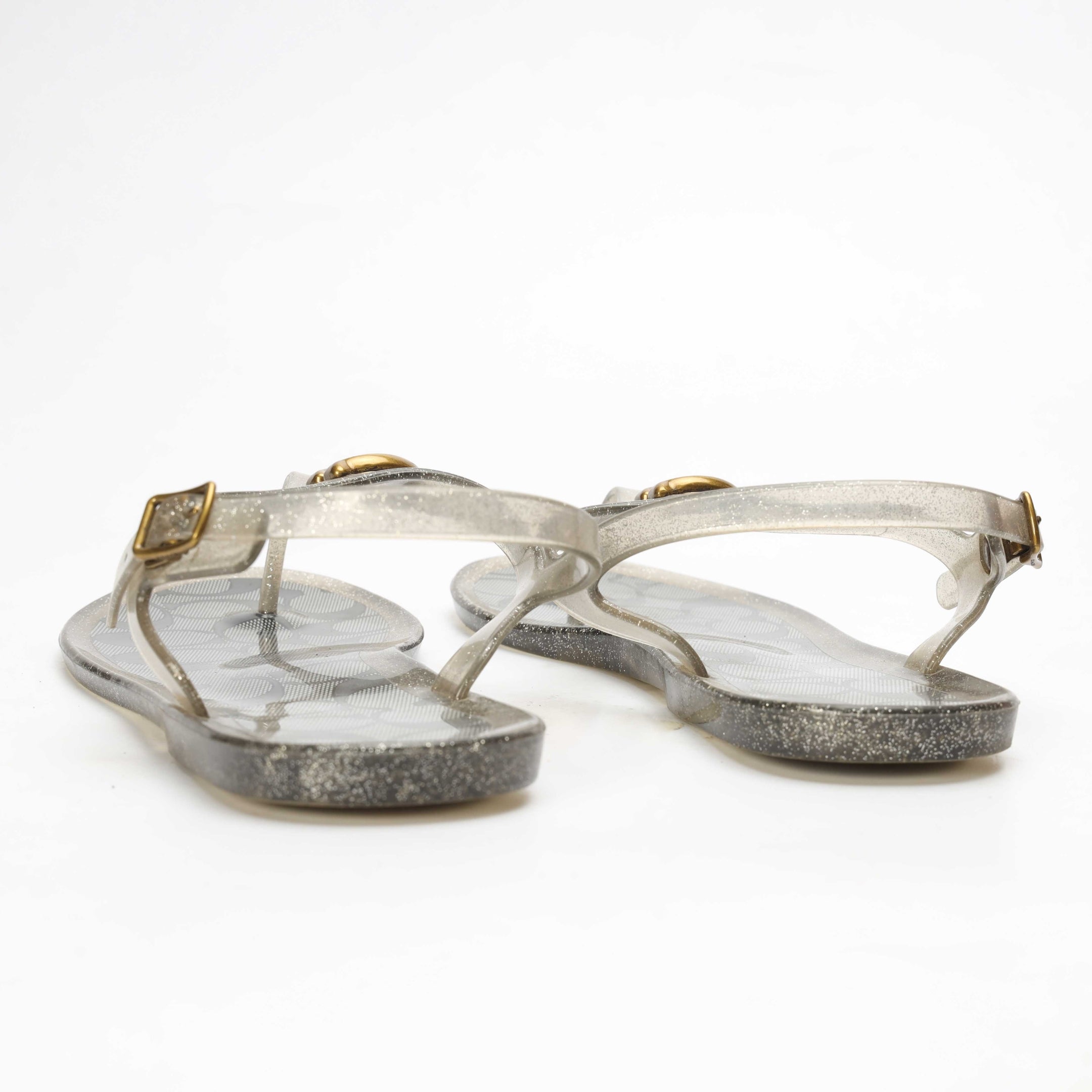 Coach Natalee Jelly T-Strap Slingback Sandals