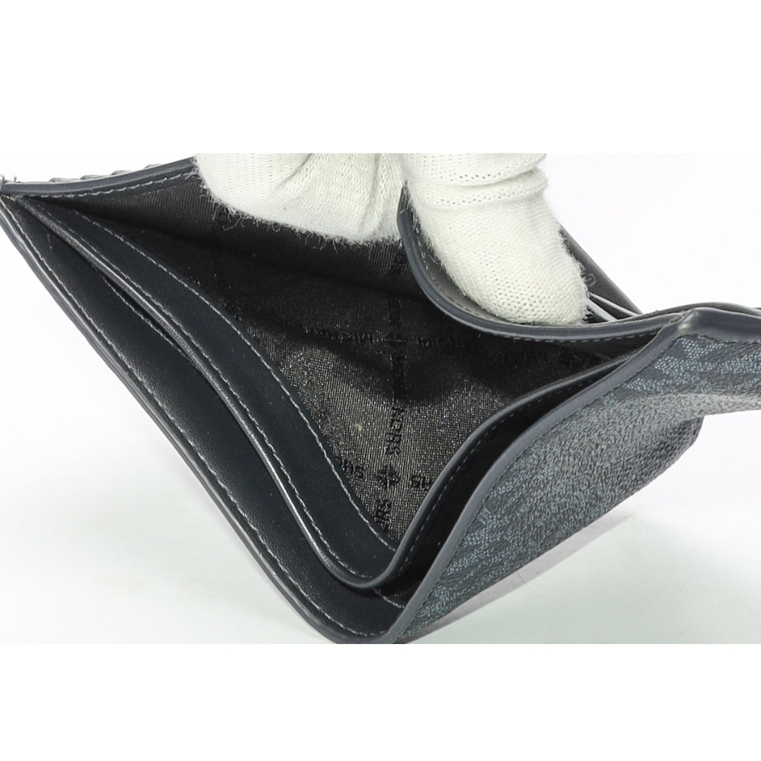 Michael Kors Harrison Logo Billfold Wallet With Passcase