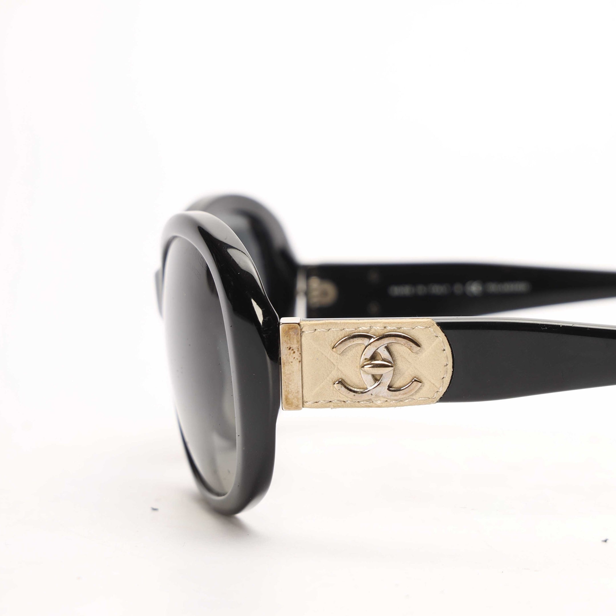 Chanel Tweed Black Sunglasses