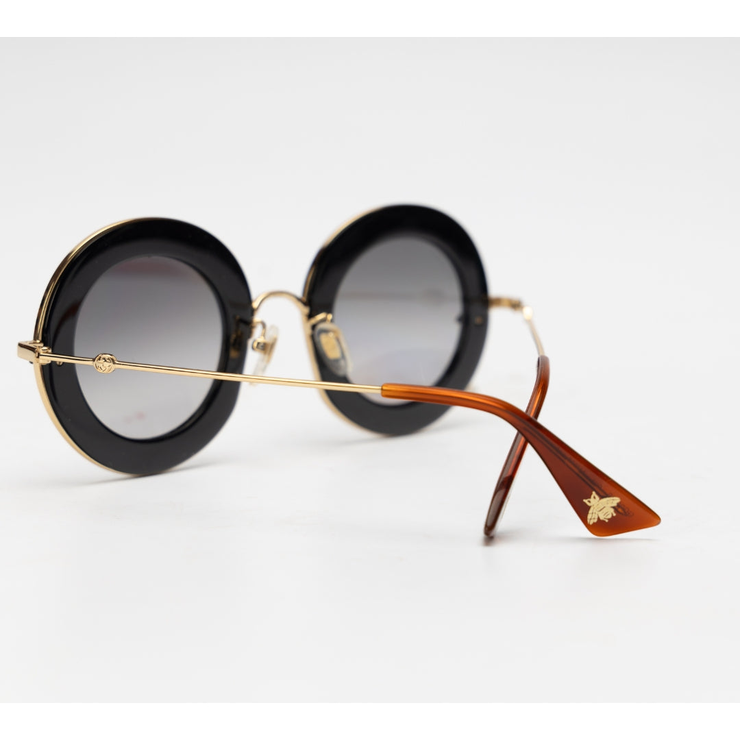 Gucci Bee Accent Round Sunglasses