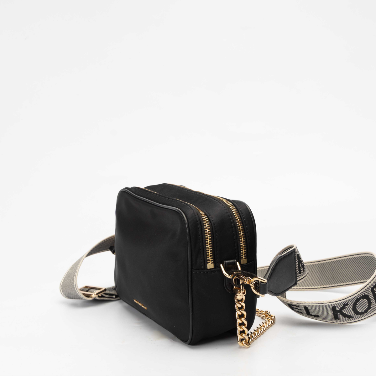 Michael Kors Bryant Black Camera Crossbody Bag