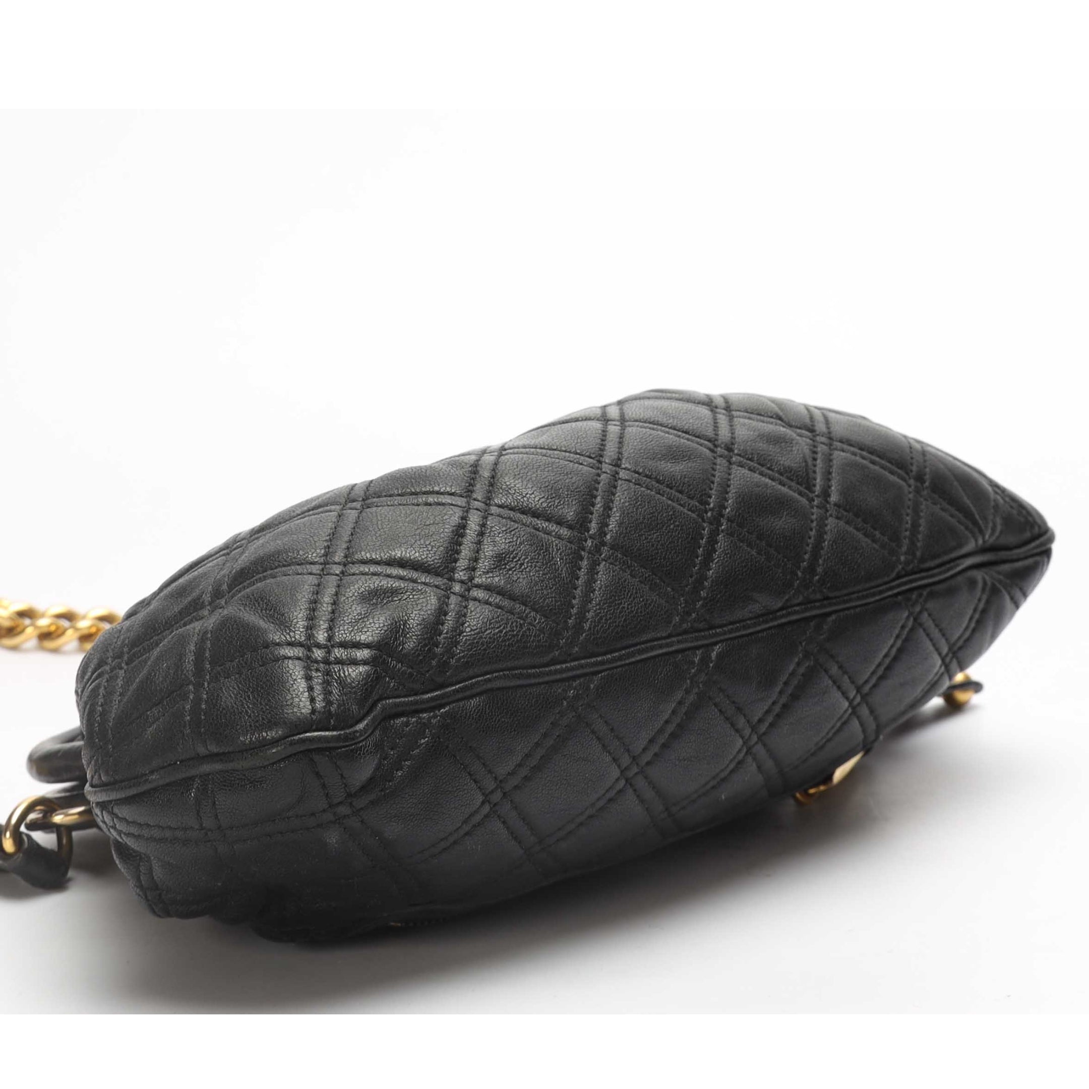 Marc Jacobs Black Quilted Stam Satchel