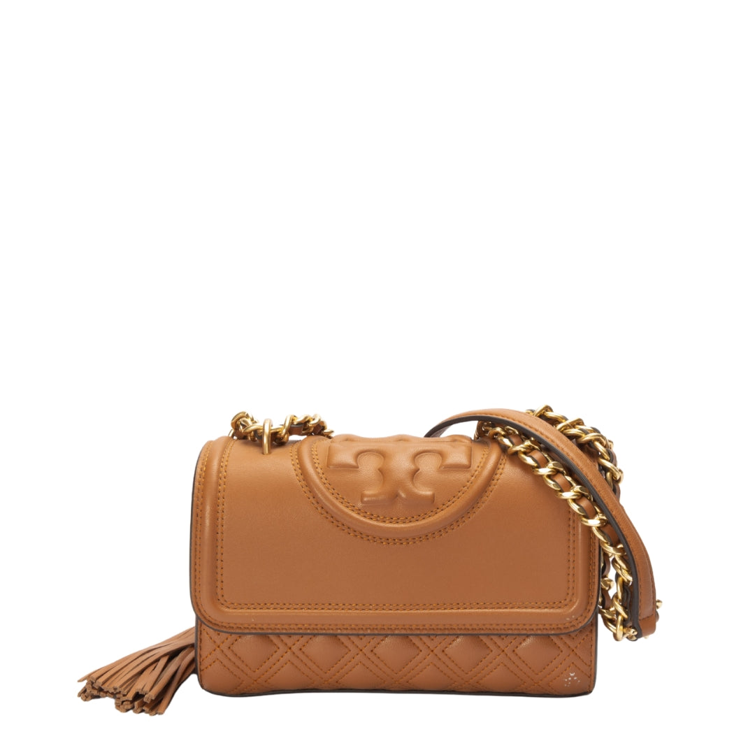 Tory Burch Fleming Brown Shoulder Bag
