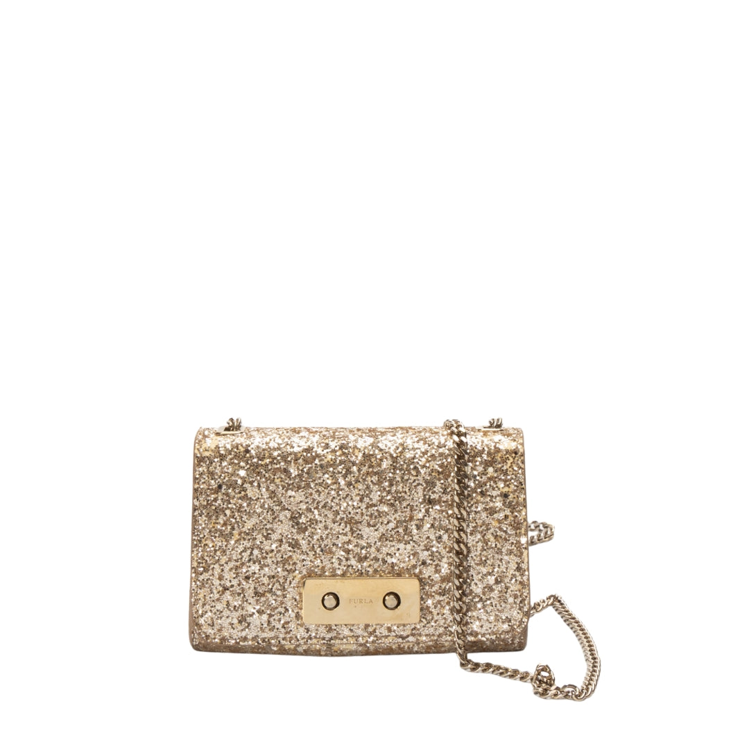 Furla Glitter Metropolis Crossbody Bag