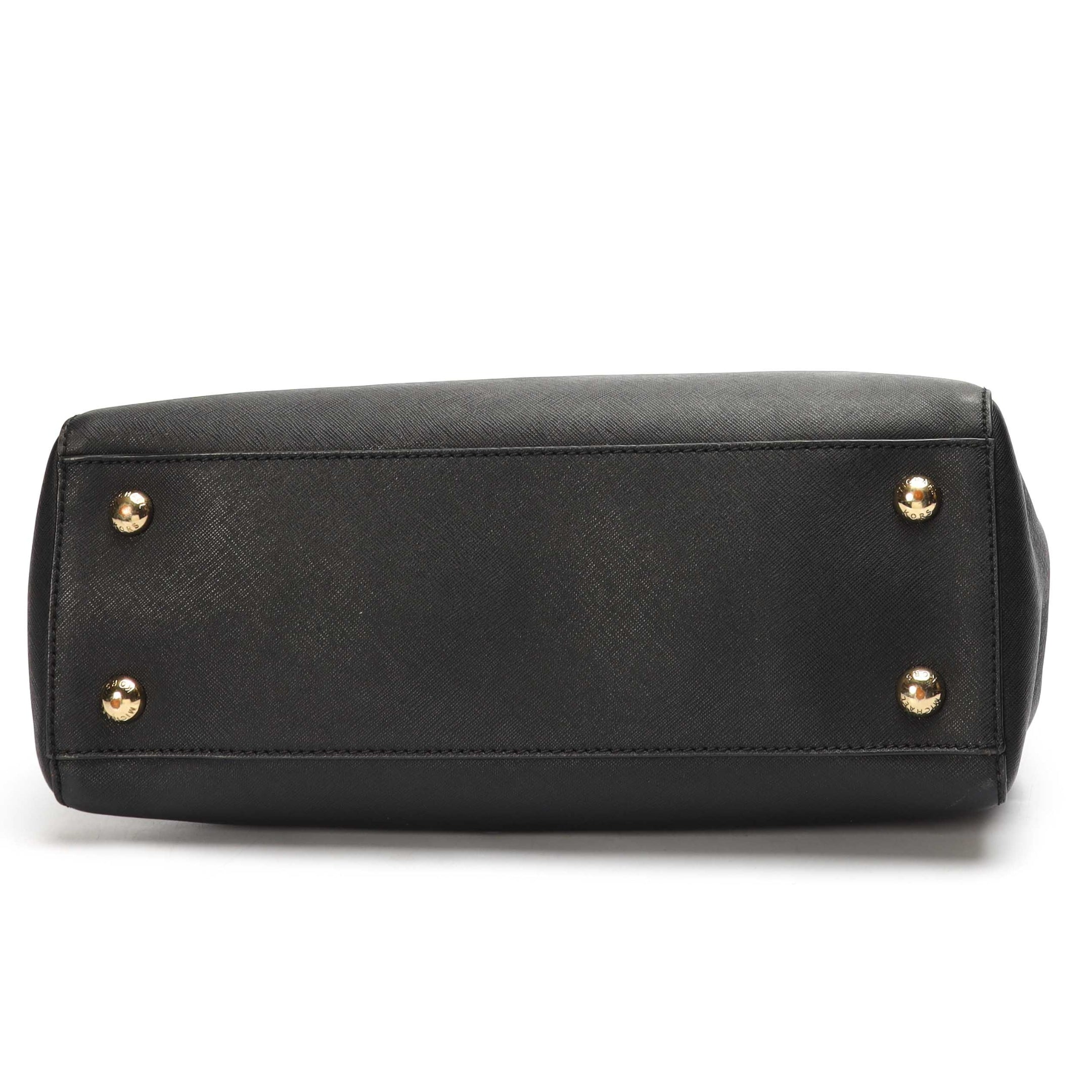 Michael Kors Black Cynthia Satchel