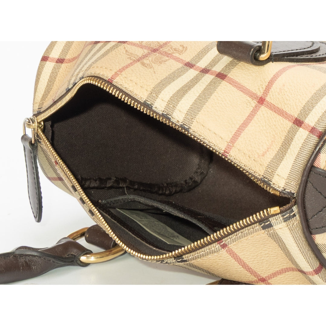 Burberry Haymarket Check Chester Boston Bag
